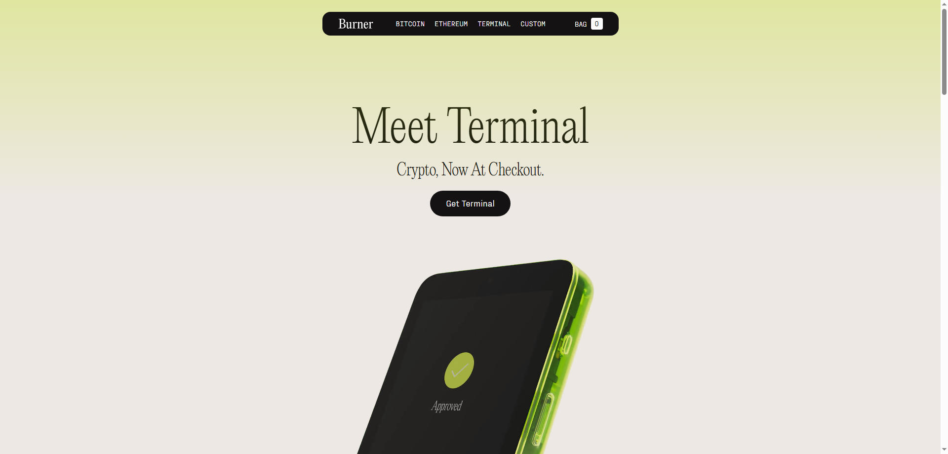 Burner Terminal: The Tap-to-Pay Revolution for Stablecoin Payments