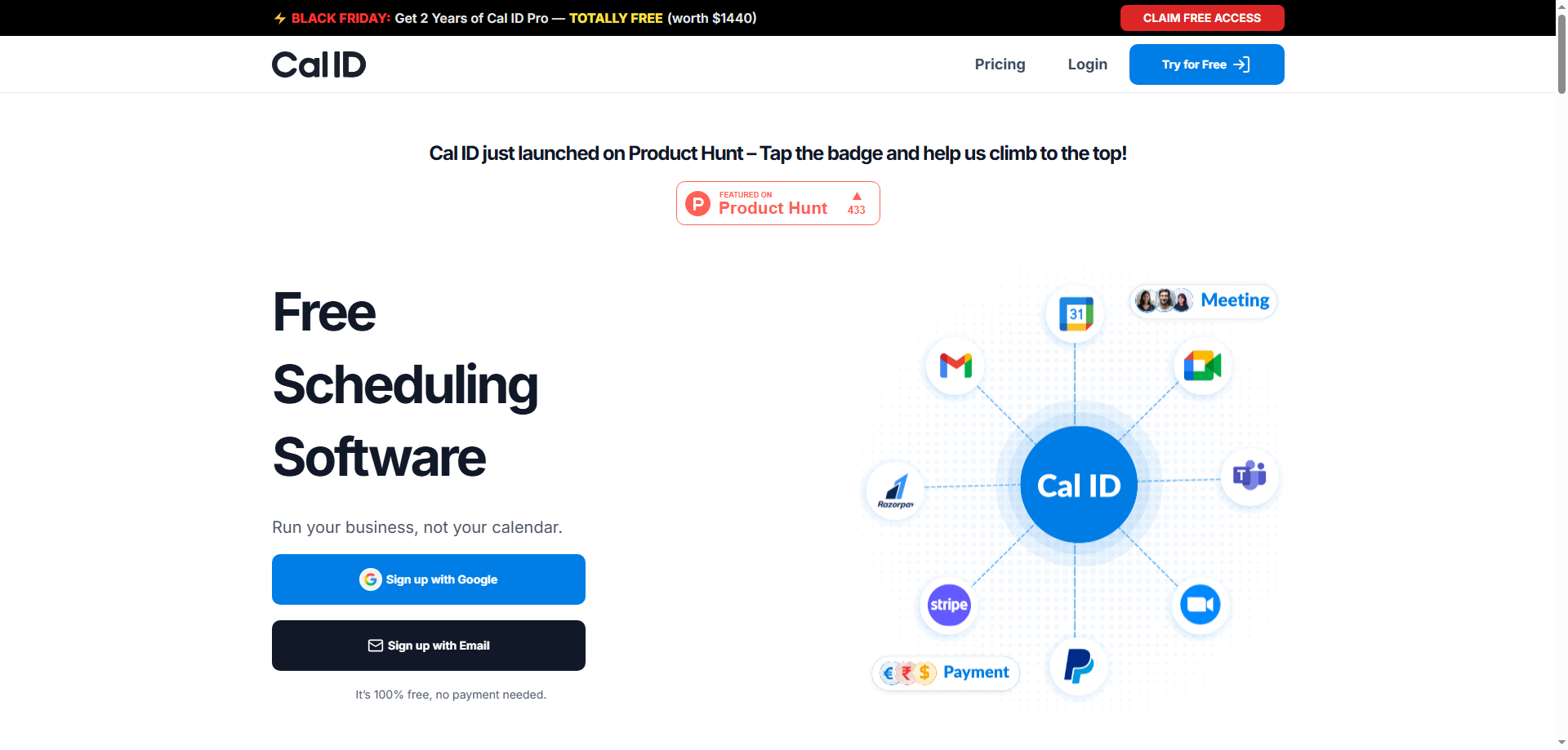 Cal ID: The Free, Open-Source Scheduler That Turns Your Time into Income
