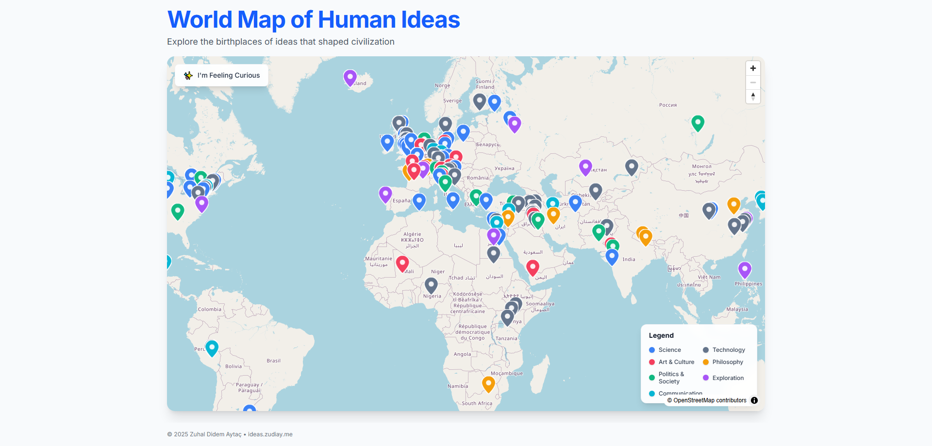 The Map of Human Ideas: A Creative Revolution Mapping the Birth of Genius