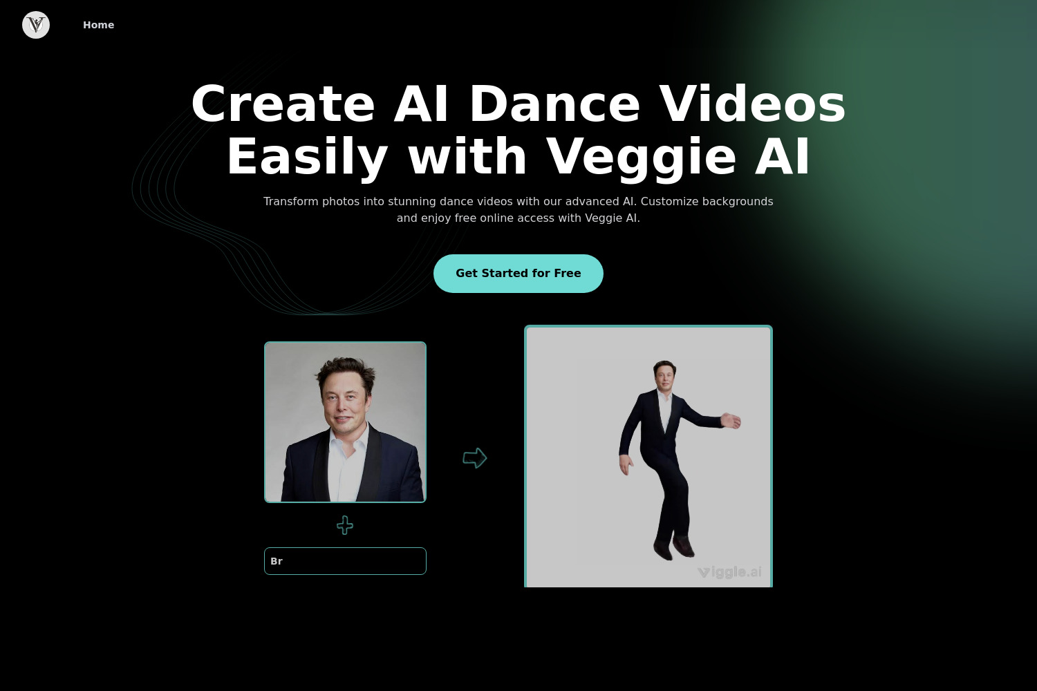 Veggieai.dance: Create Dance Videos from Photos, Free Online Tool