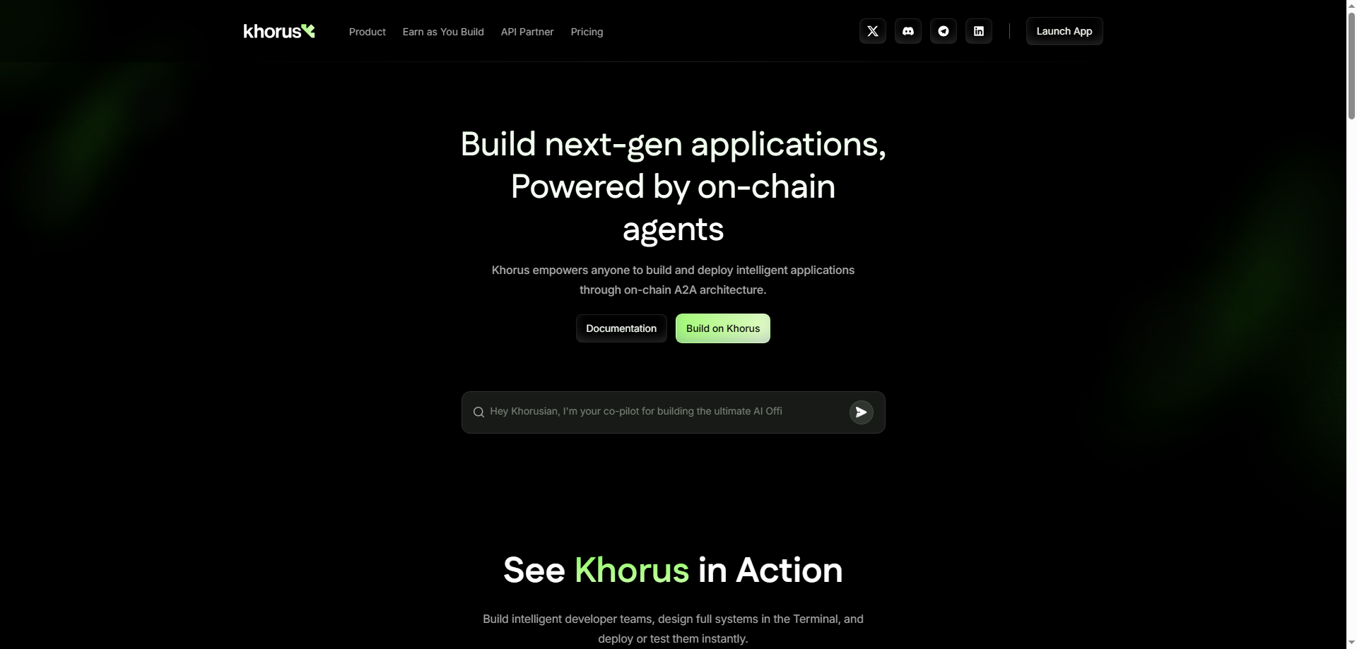 Khorus: Where AI Agents Build Together on the Blockchain