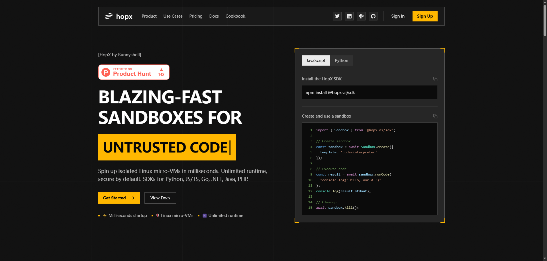 The Cloud for AI Agents: Fast, Secure, and Scalable AI Agent Deployment