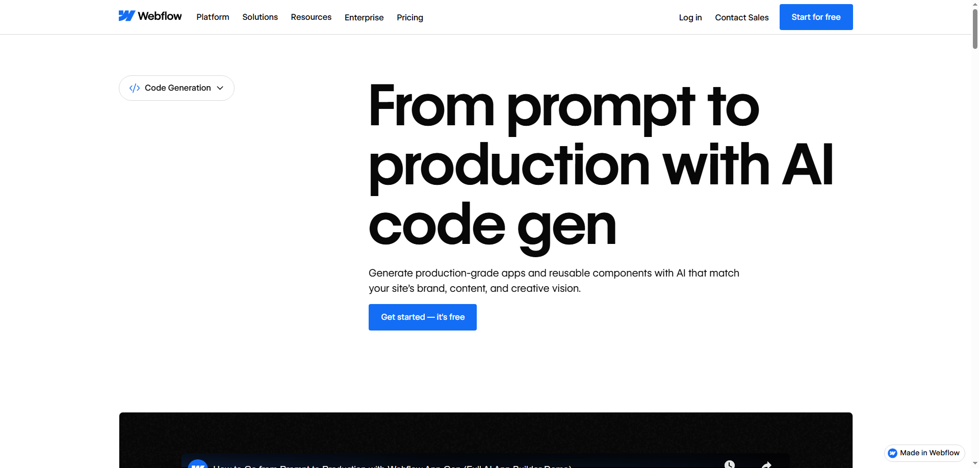 Webflow App Gen: Revolutionizing Web Development with AI