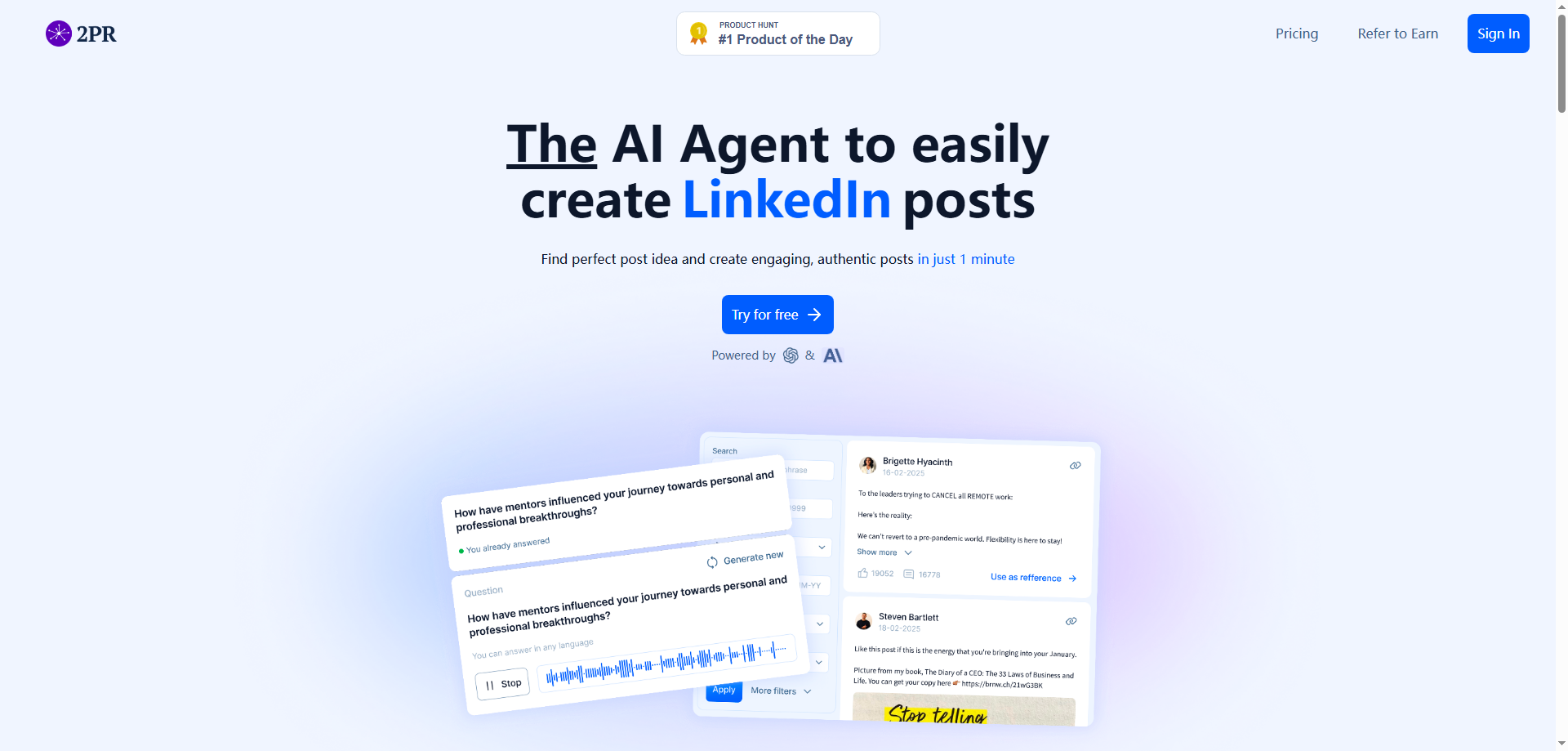 2PR v.2.0 Review: Is This LinkedIn Content AI the Real Deal or Just Another Hype Tool?