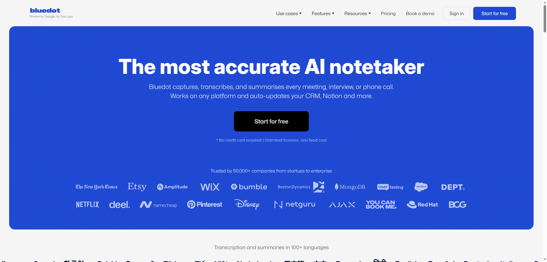 Bluedot 2.0: The Invisible Meeting Secretary That Actually Works