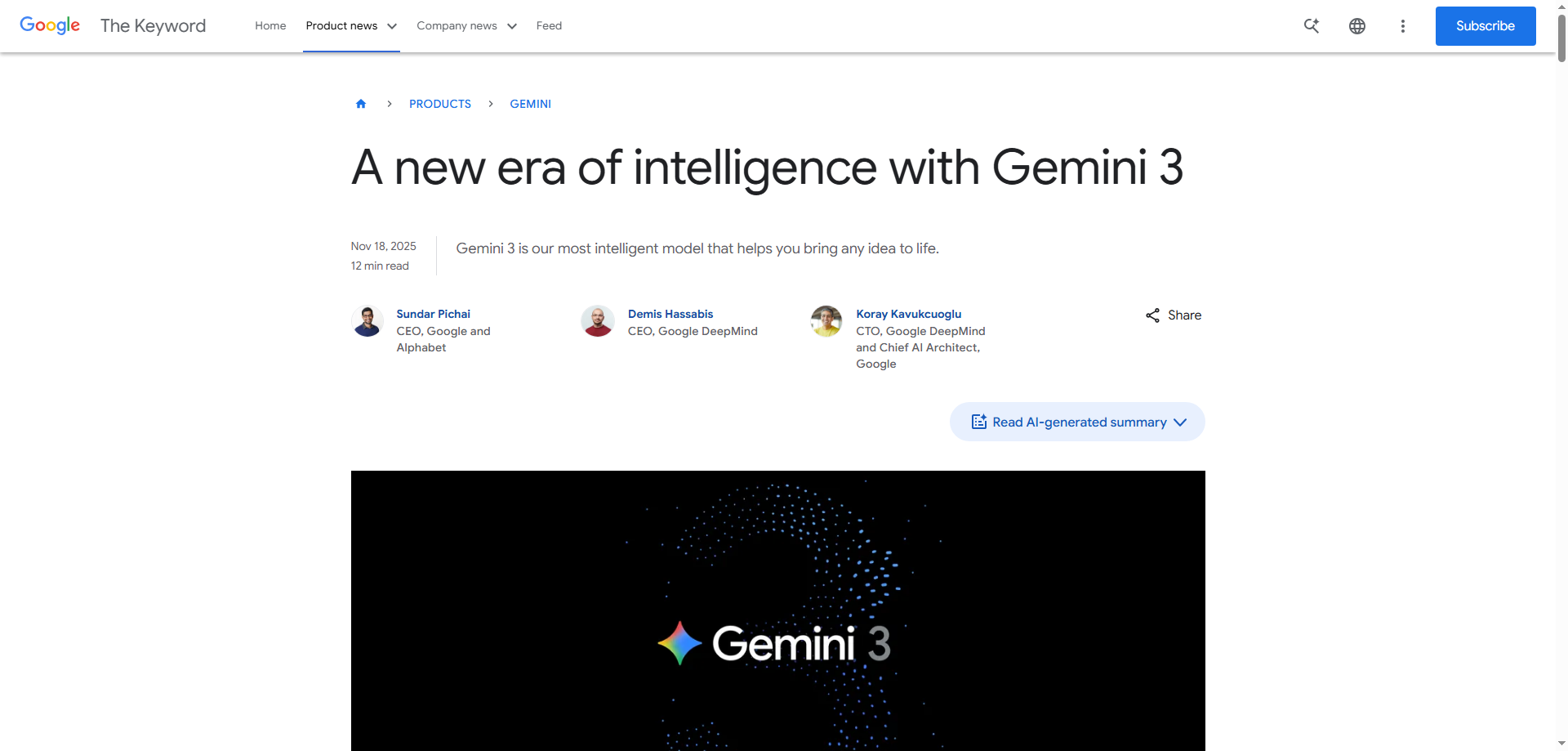 Gemini 3: Your Creative Partner That Brings Every Wild Idea to Life