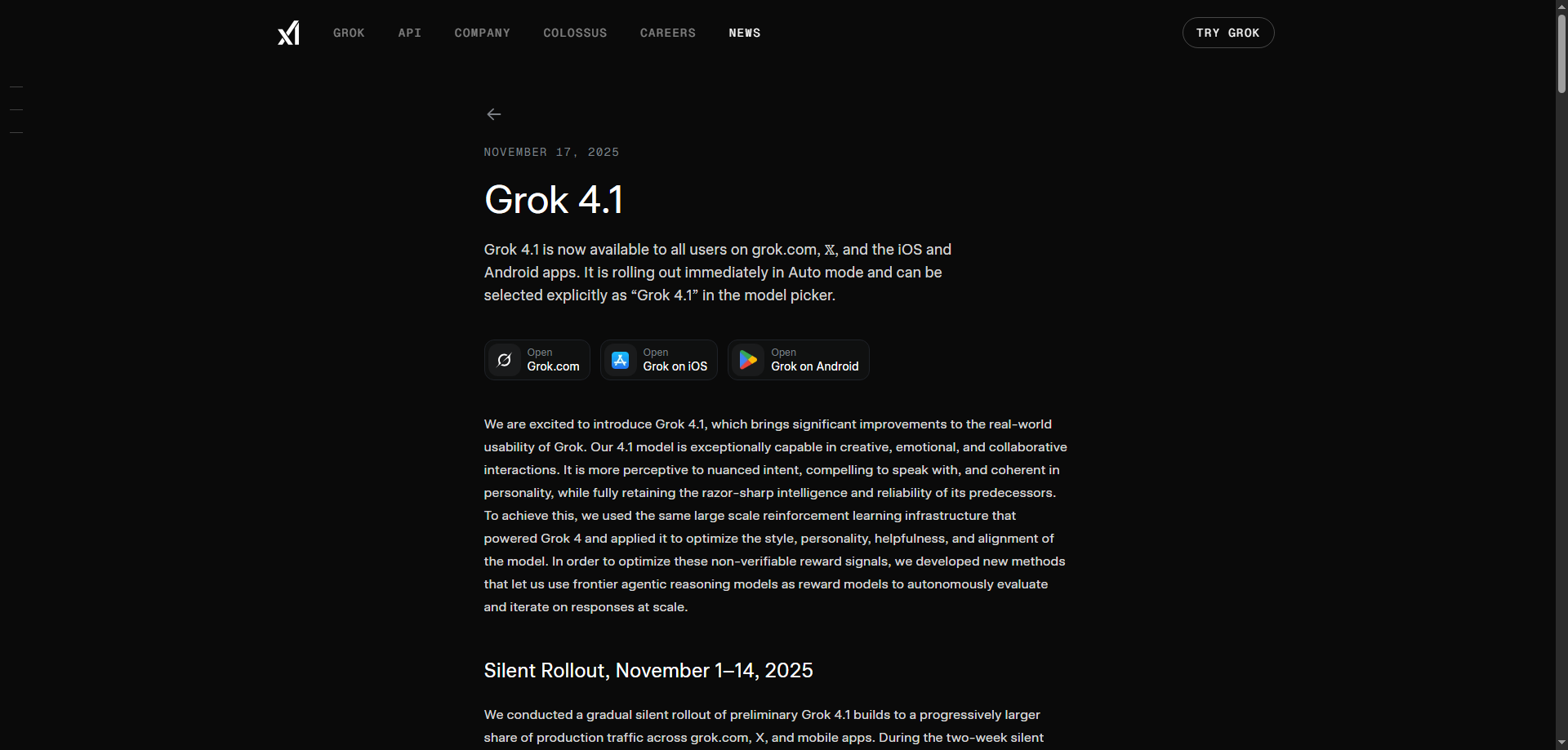 Grok 4.1: The AI Conversation Partner That Actually Understands You