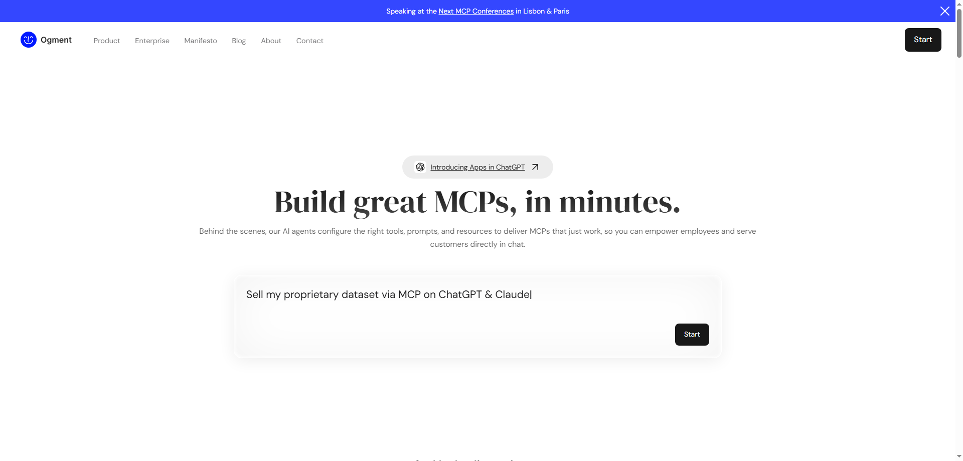 Ogment MCP-Builder: The Bridge That Makes Your Product Talk to AI in Minutes
