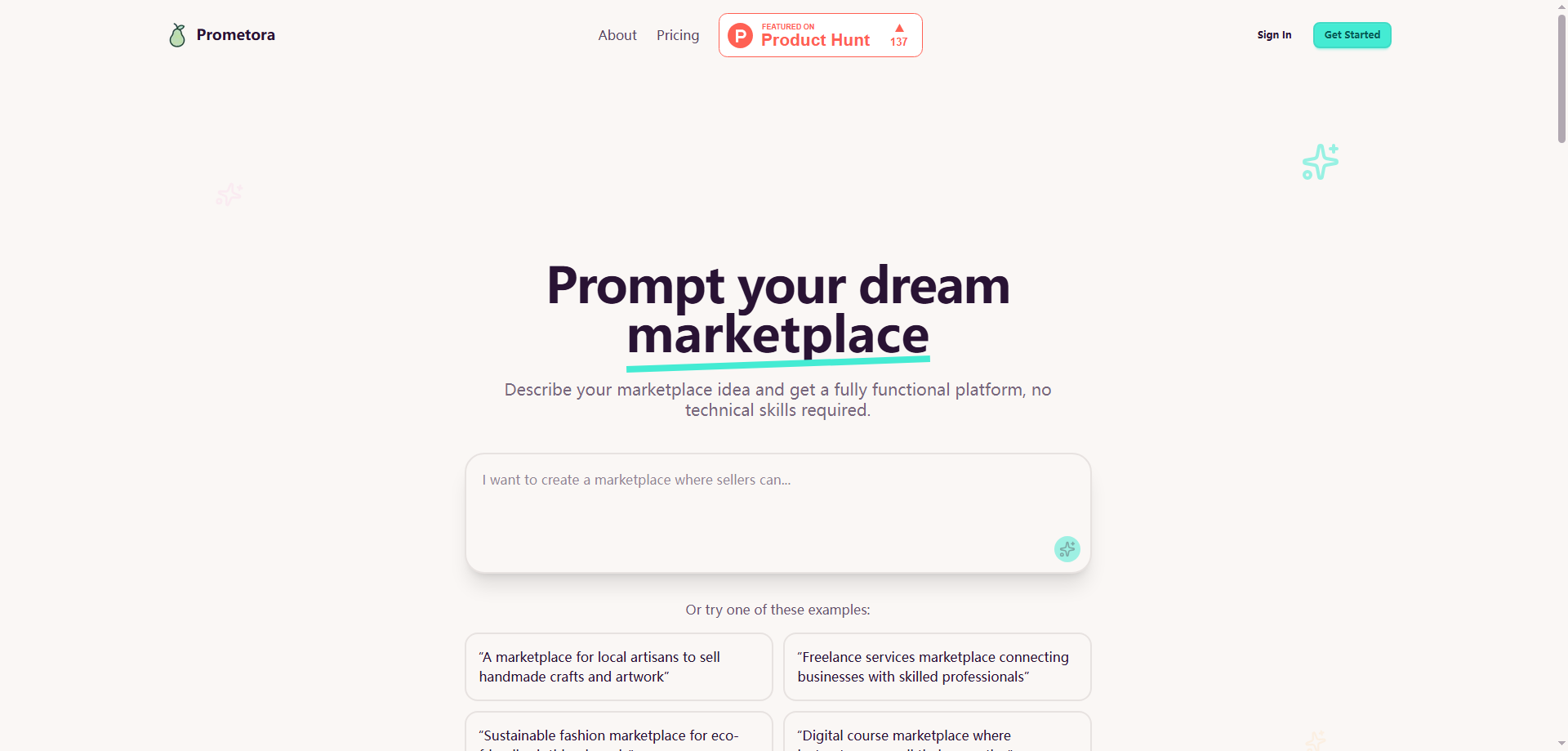 Prometora Review: Can This One-Prompt Marketplace Builder Disrupt E-commerce?