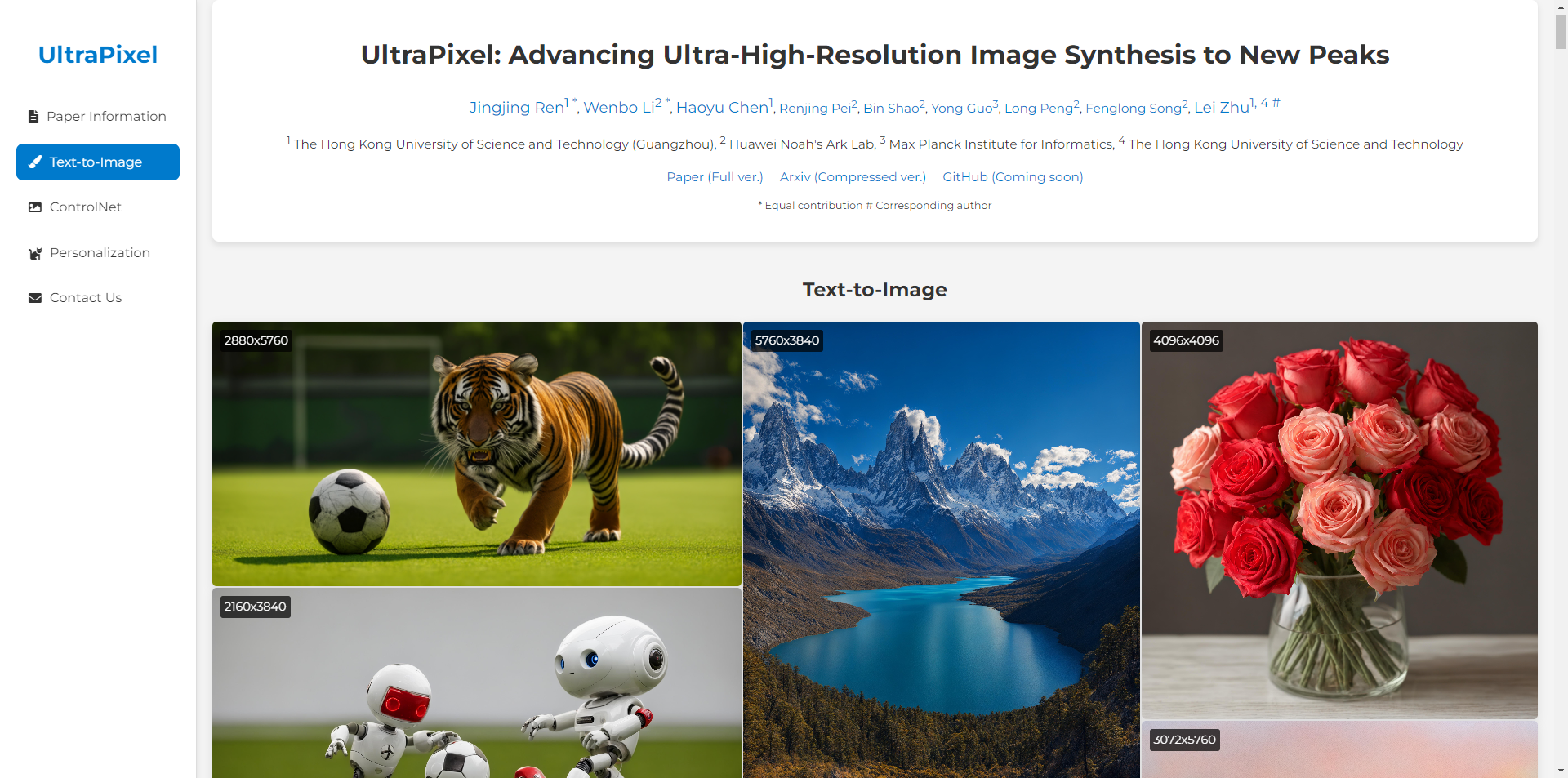 UltraPixel: Ultra-High-Resolution Image Synthesis Solution