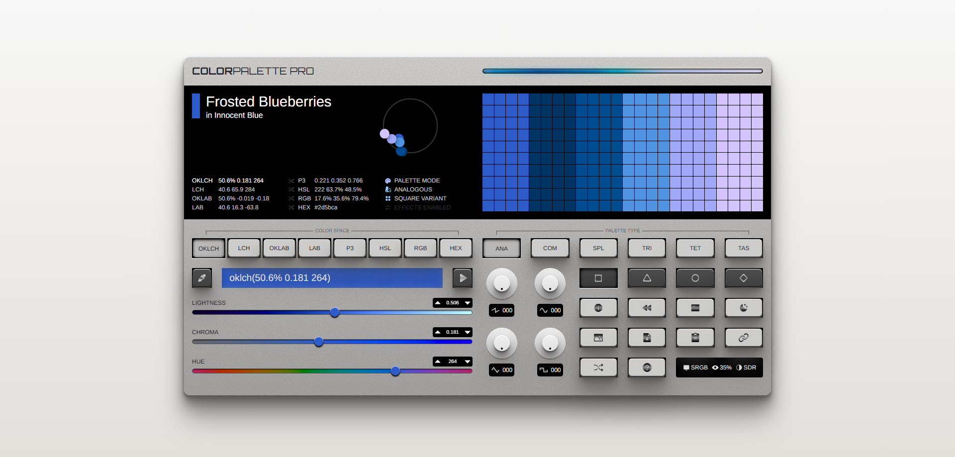 Color Palette Pro: A Color Synthesizer Looking for Its Place in a Crowded Market