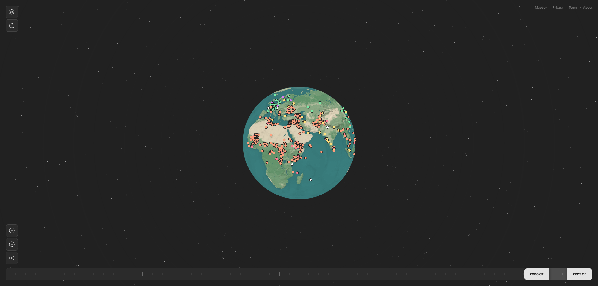 Globe of History: Spinning 6,000 Years of Human Civilization on Your Screen