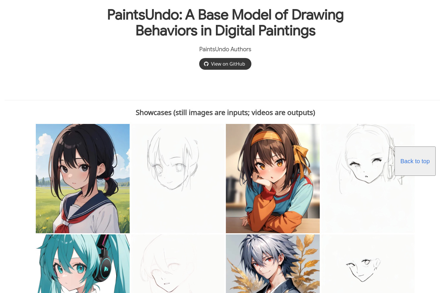 PaintsUndo: Effortlessly Generate Drawing Process Videos from Static Images