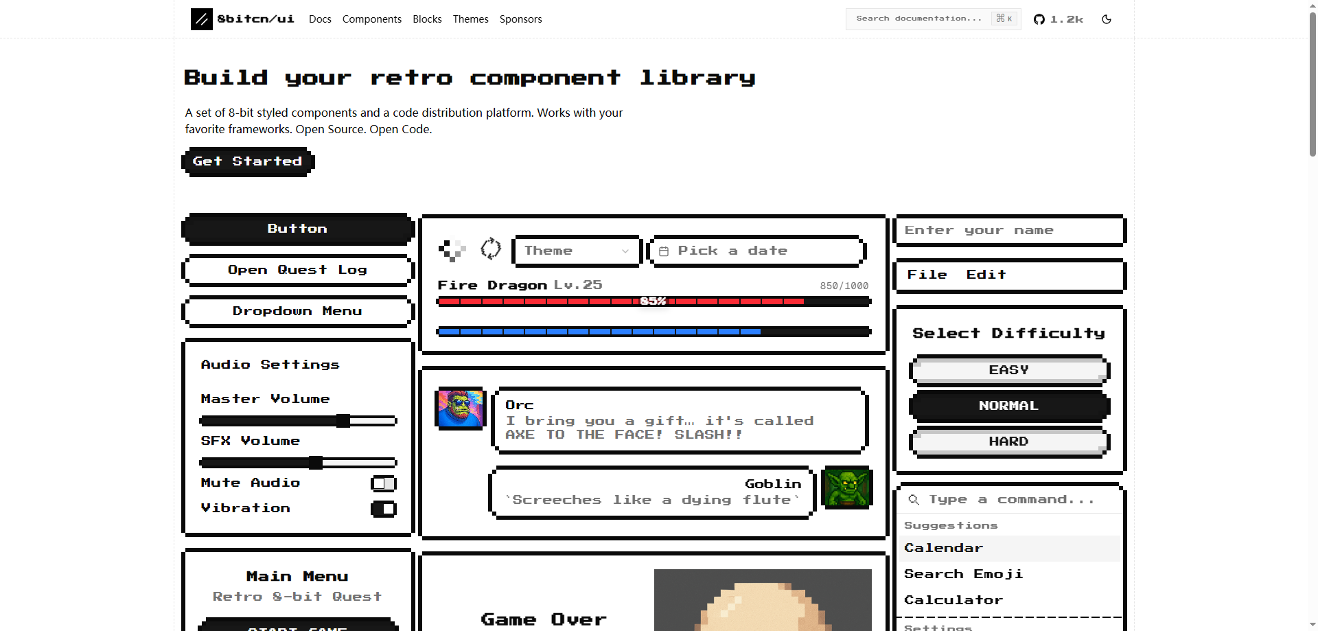 8bitcn: Revolutionizing Web Design with Retro 8-bit UI Components