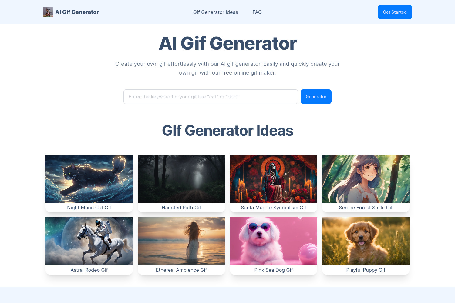 AI GIF Generator: Effortless GIF Creation