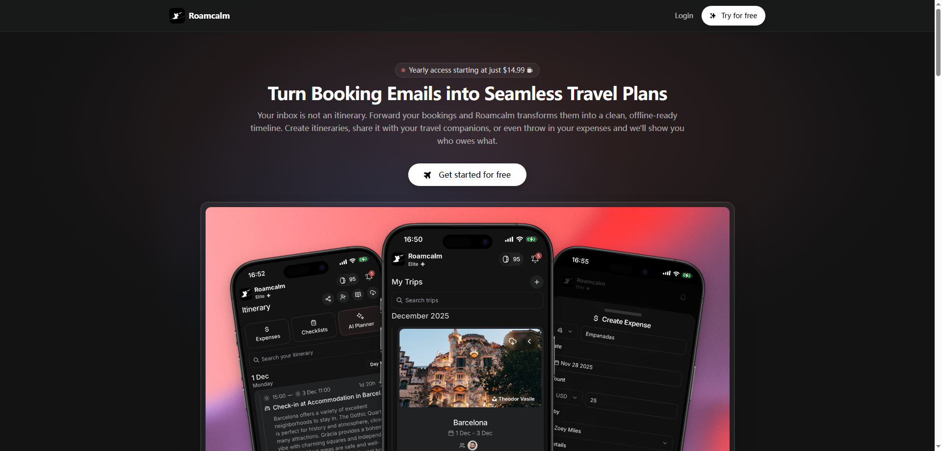 Ariel AI by Roamcalm: Your Personal AI Travel Planner for Seamless Trips Ariel AI by Roamcalm: Your Personal AI Travel Planner for Seamless Trips