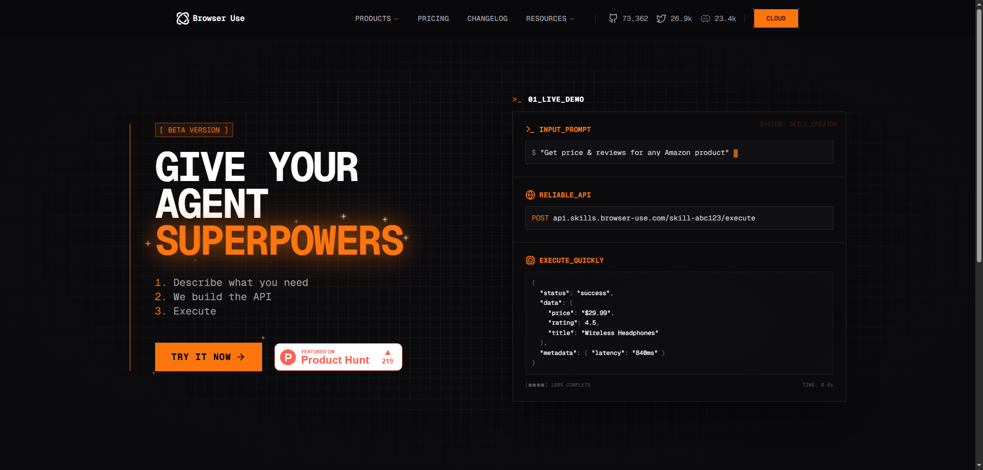 Browser Use Skills: Turn Any Website into a Custom API with One Simple Prompt Browser Use Skills: Turn Any Website into a Custom API with One Simple Prompt