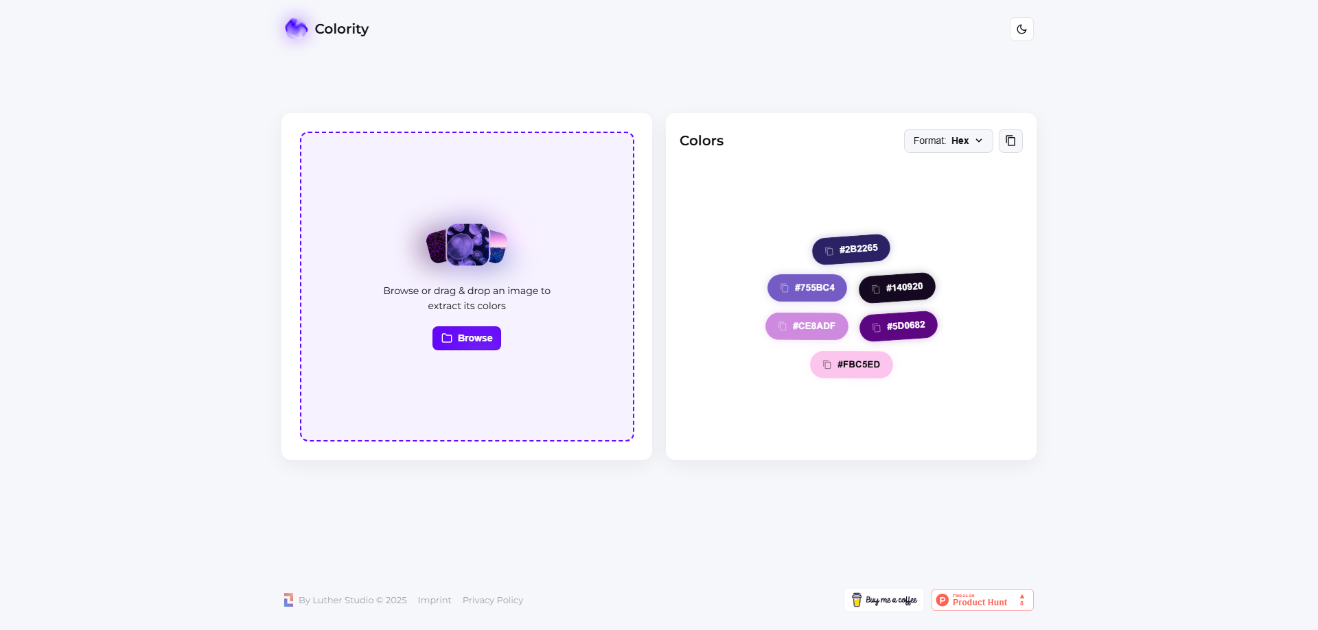 Colority: Turn Your Favorite Images Into Custom Color Palettes Colority: Turn Your Favorite Images Into Custom Color Palettes