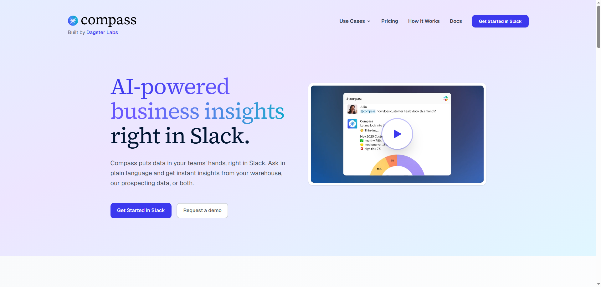 Compass: Your Smart Data Assistant Right Inside Slack