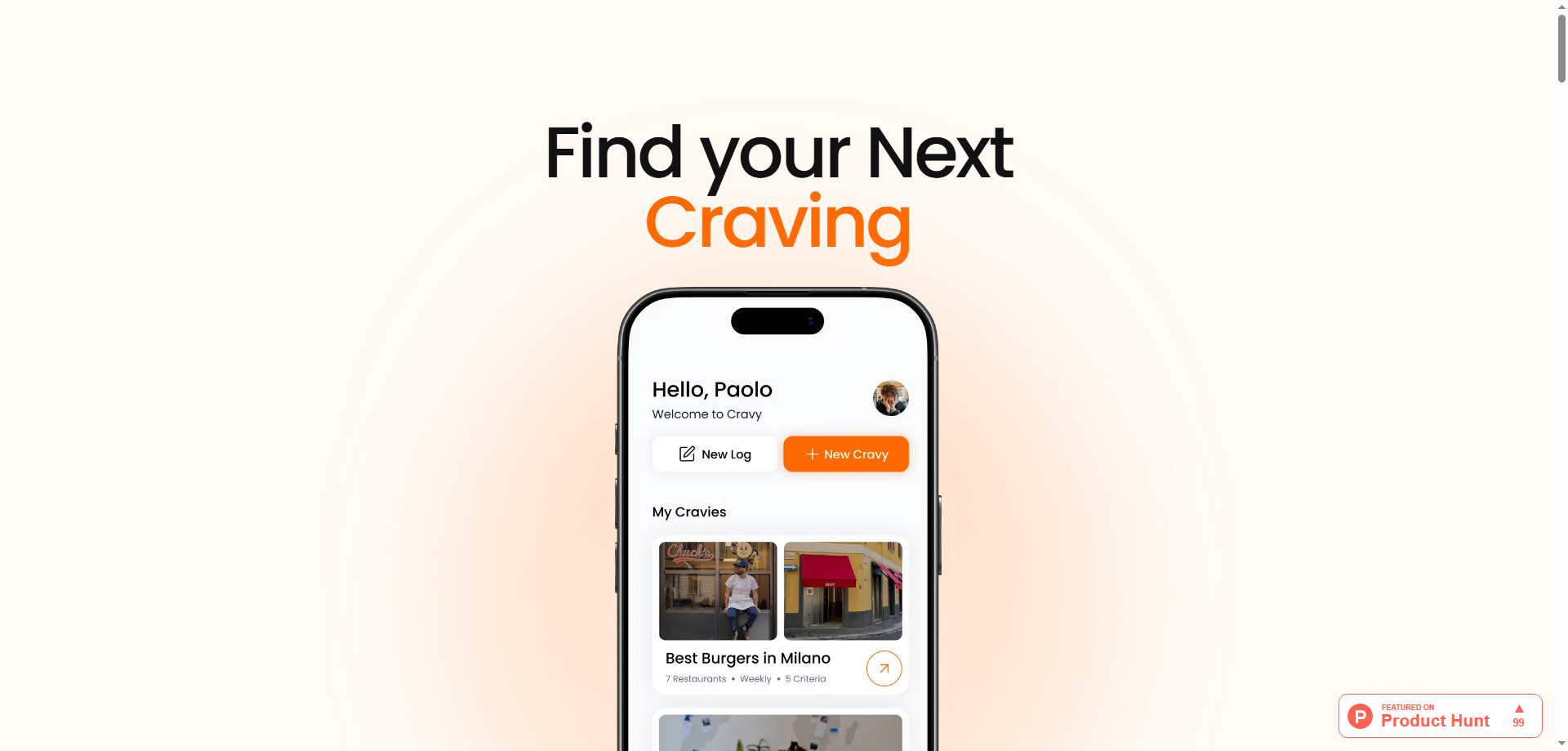 Cravit: The Fun, Social Way to Explore Food with Friends Cravit: The Fun, Social Way to Explore Food with Friends