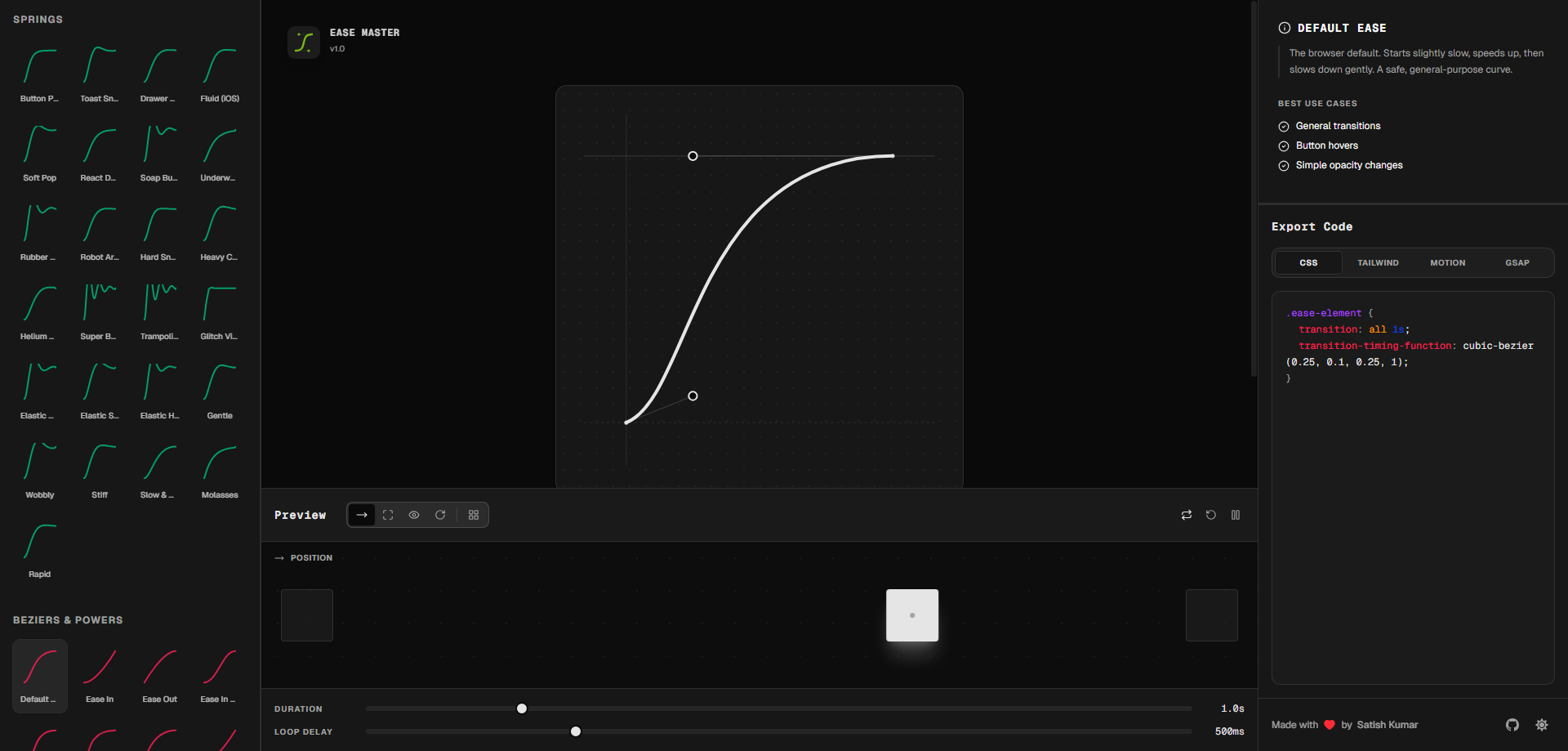 EaseMaster: The Ultimate Tool for Creating Stunning Web Animations with Ease