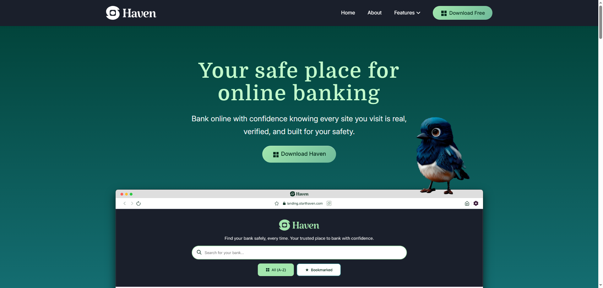 Haven: Bank with Confidence and Protect Your Financial Safety Online Haven: Bank with Confidence and Protect Your Financial Safety Online