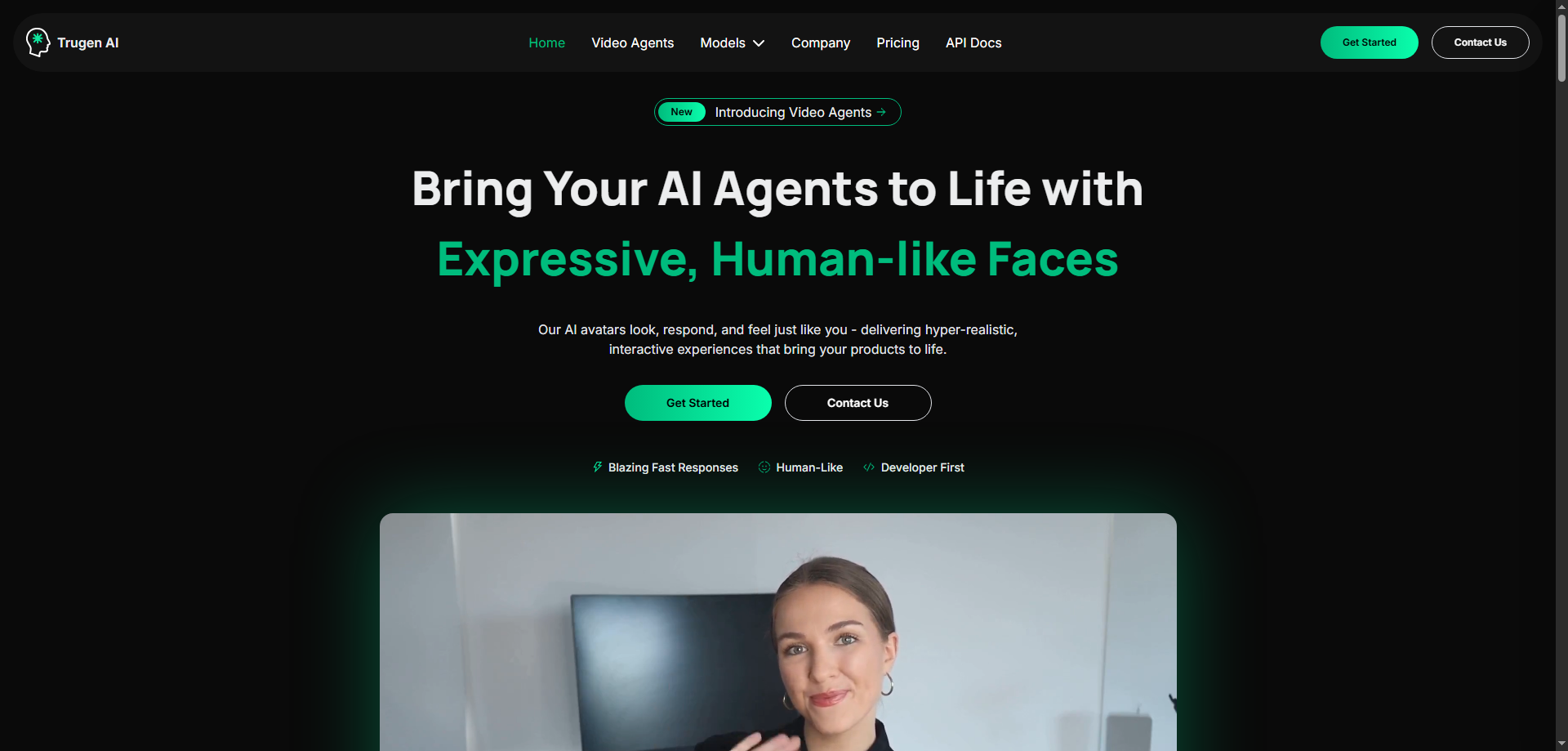 TruGen AI: Revolutionizing Digital Interactions with Hyper-Realistic Video Agents TruGen AI: Revolutionizing Digital Interactions with Hyper-Realistic Video Agents