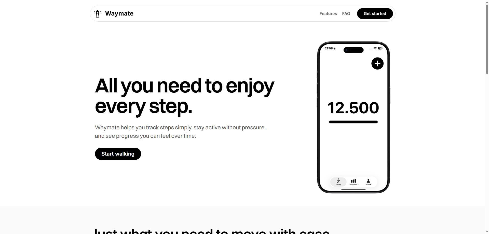 Waymate: A Minimalist Step Tracker for Effortless Daily Walks Waymate: A Minimalist Step Tracker for Effortless Daily Walks