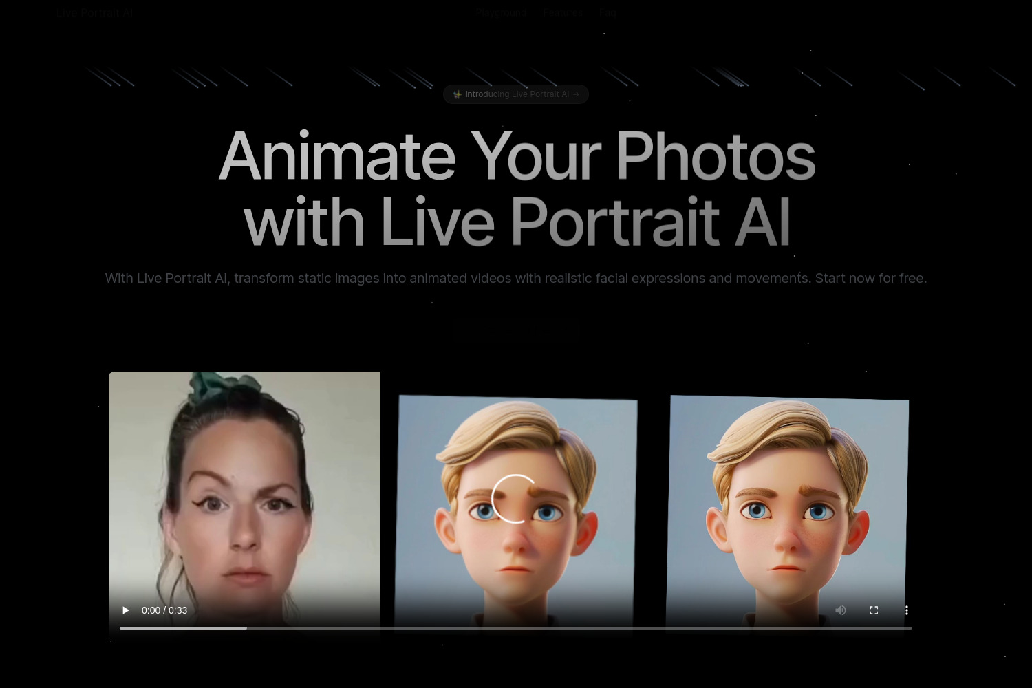 Live Portrait AI: Transform Static Images into Animated Videos