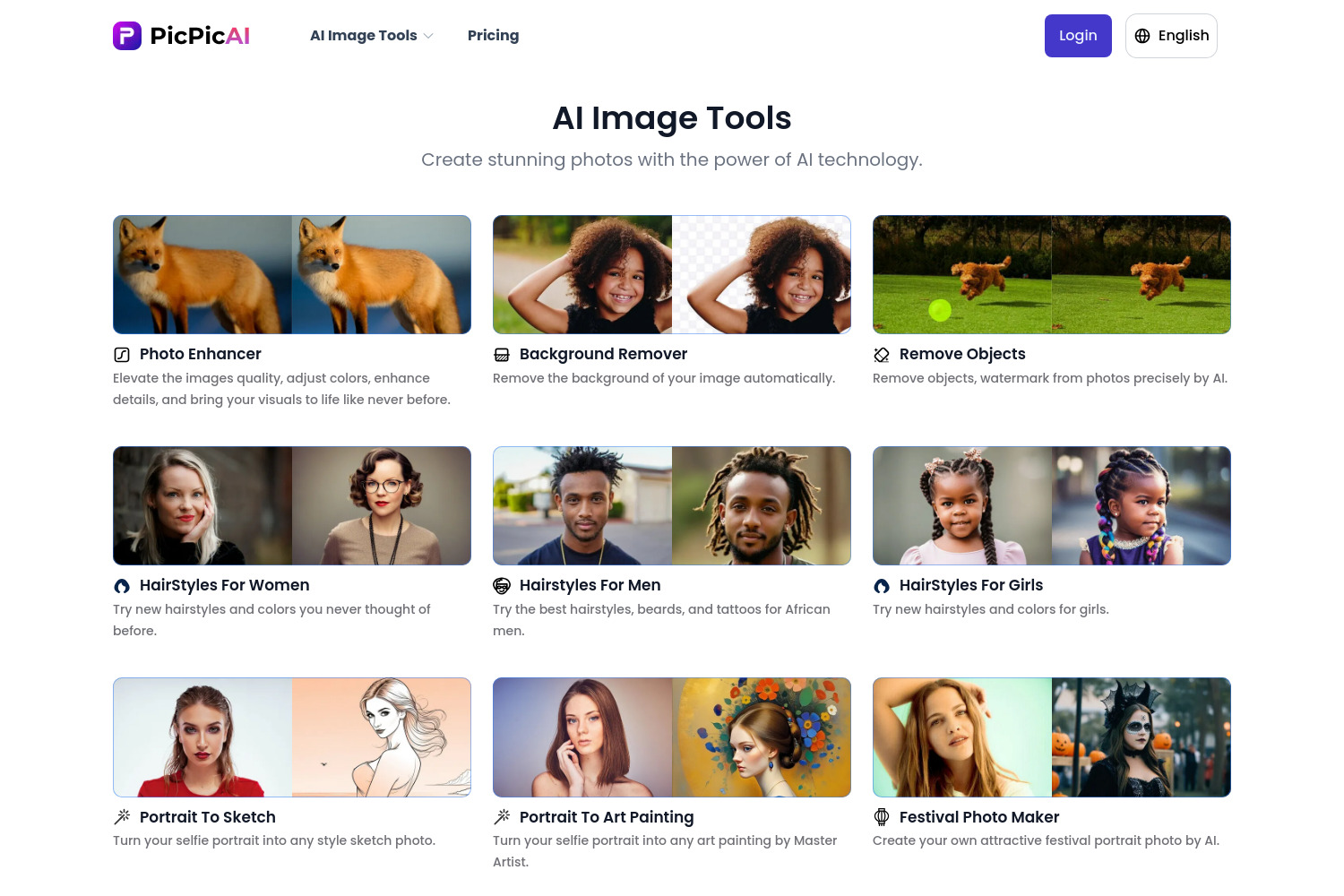 PicPicAI: Advanced AI Tool for Photo Editing, Enhancement, and Upscaling