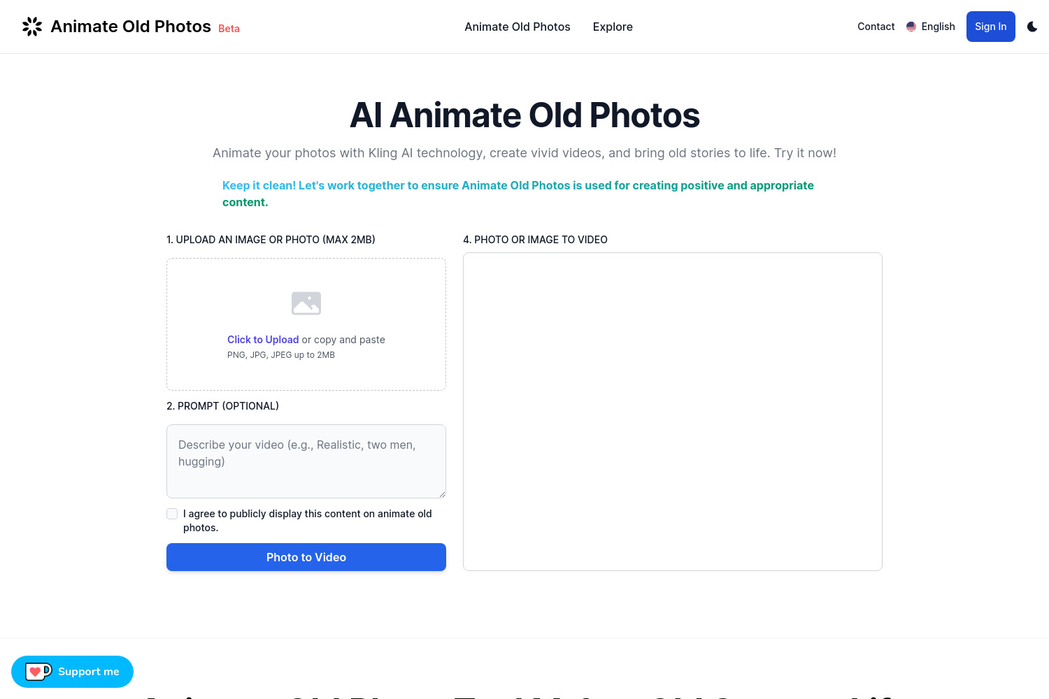 Animate Old Photos: AI Tool for Reviving Static Images