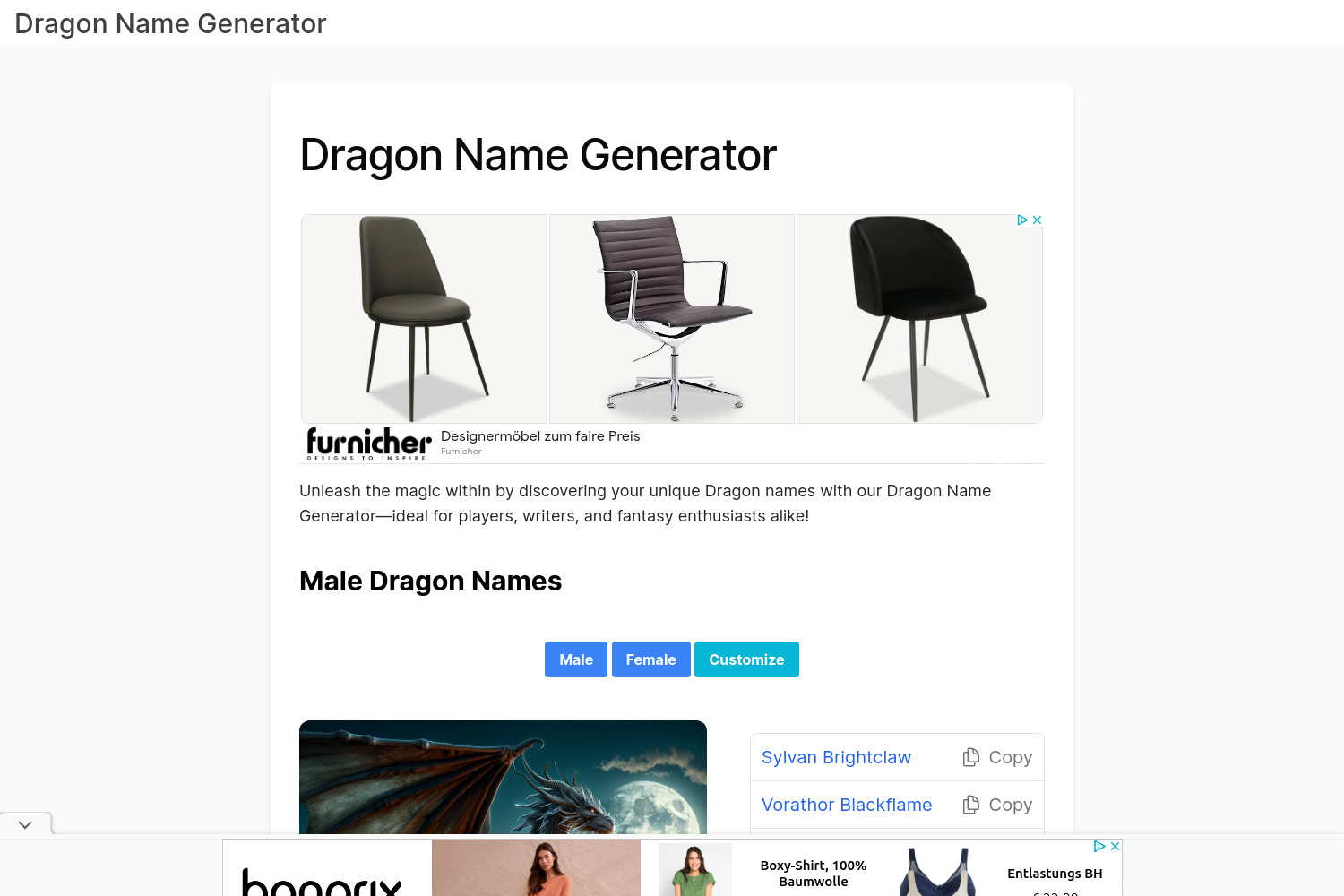 Dragon Name Generator: AI Tool for Unique Dragon Names