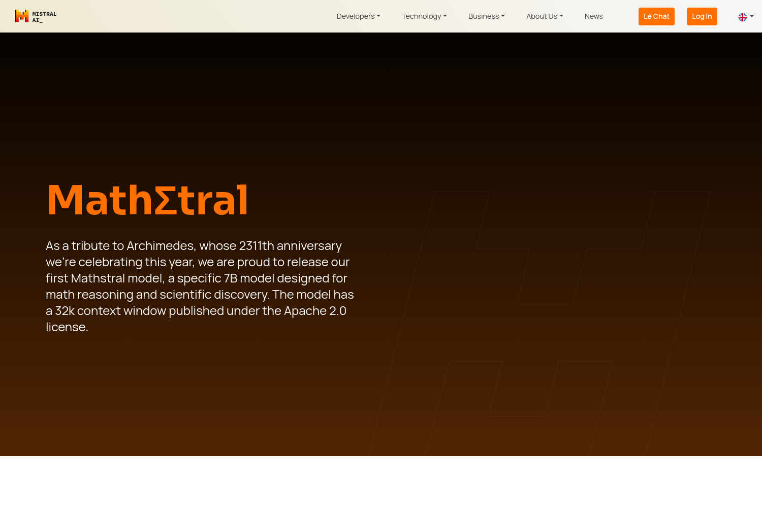 MathΣtral: 7B Model Revolutionizing Math Reasoning and Scientific Discovery