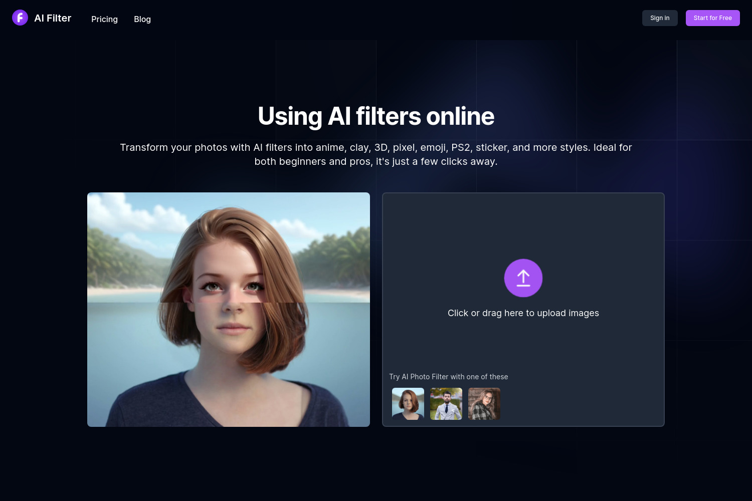 AI Filter: Transform Your Photos with Advanced AI Filters