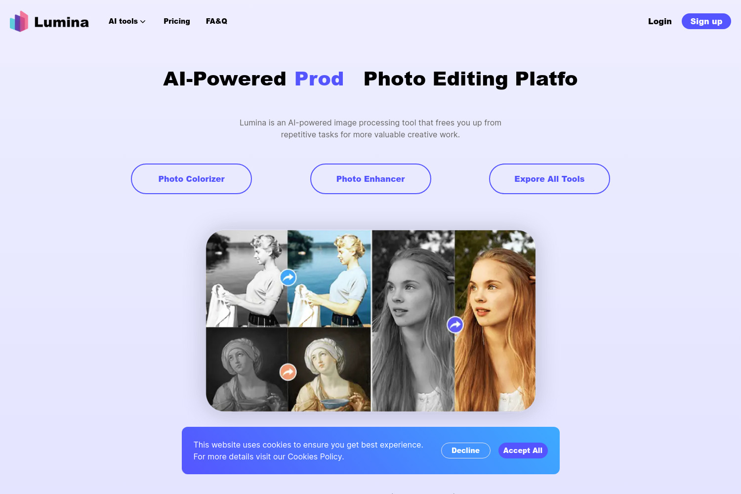 Lumin: Effortless Photo Editing Made Easy. Free to Use!