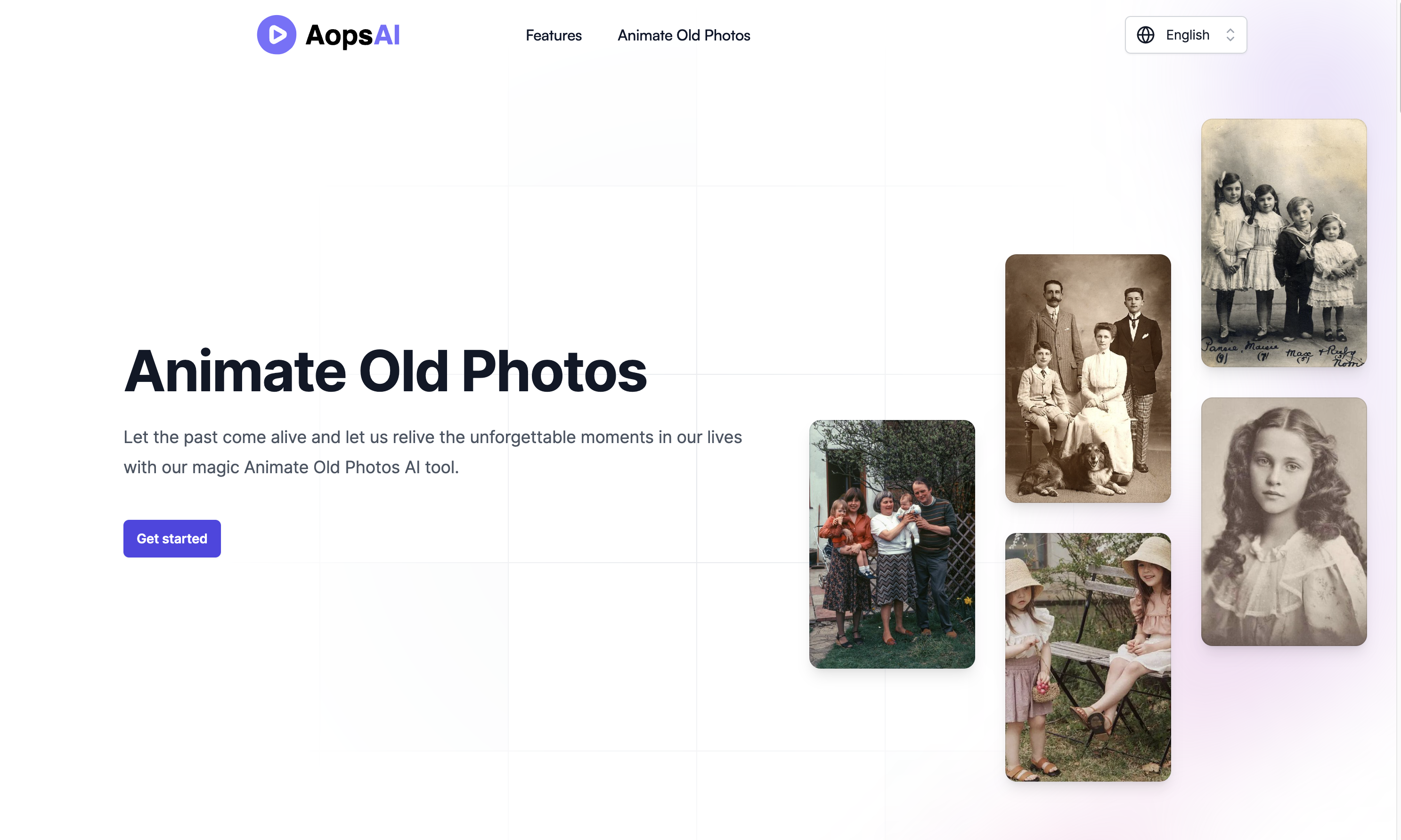 Aopsal: Animate Old Photos into Dynamic Videos Easily