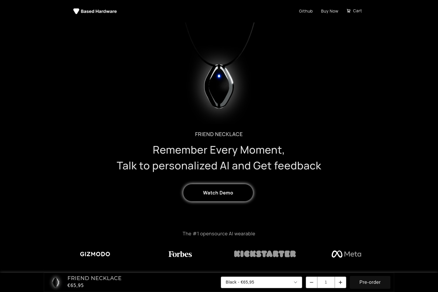 The Friend: Open Source AI Necklace