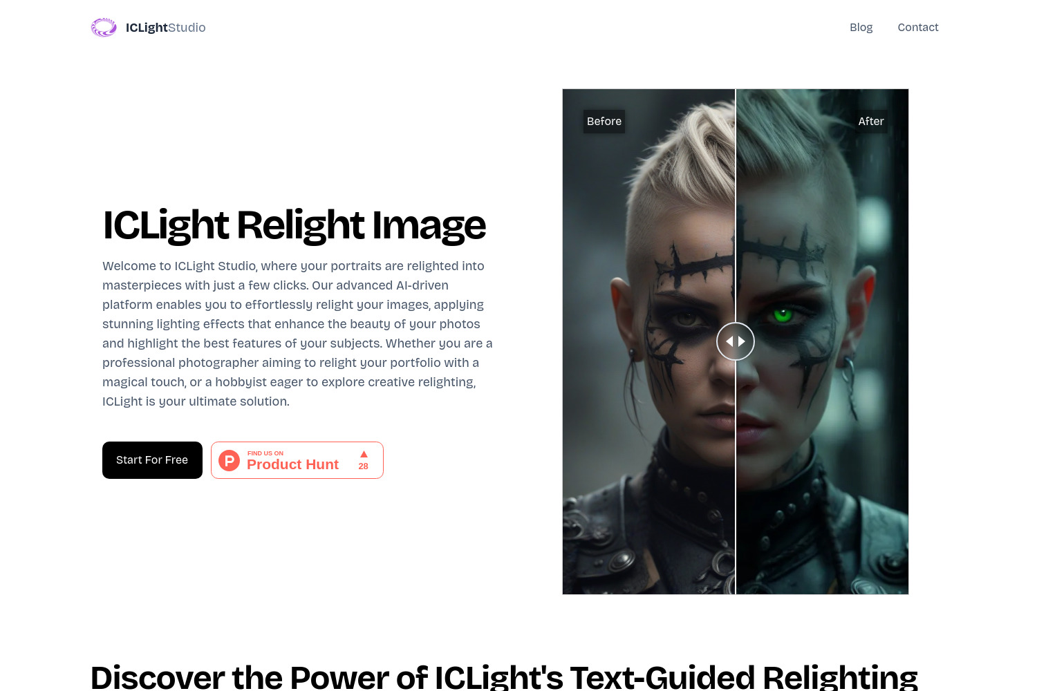 ICLight Studio: Free AI-Powered Relight for Photos