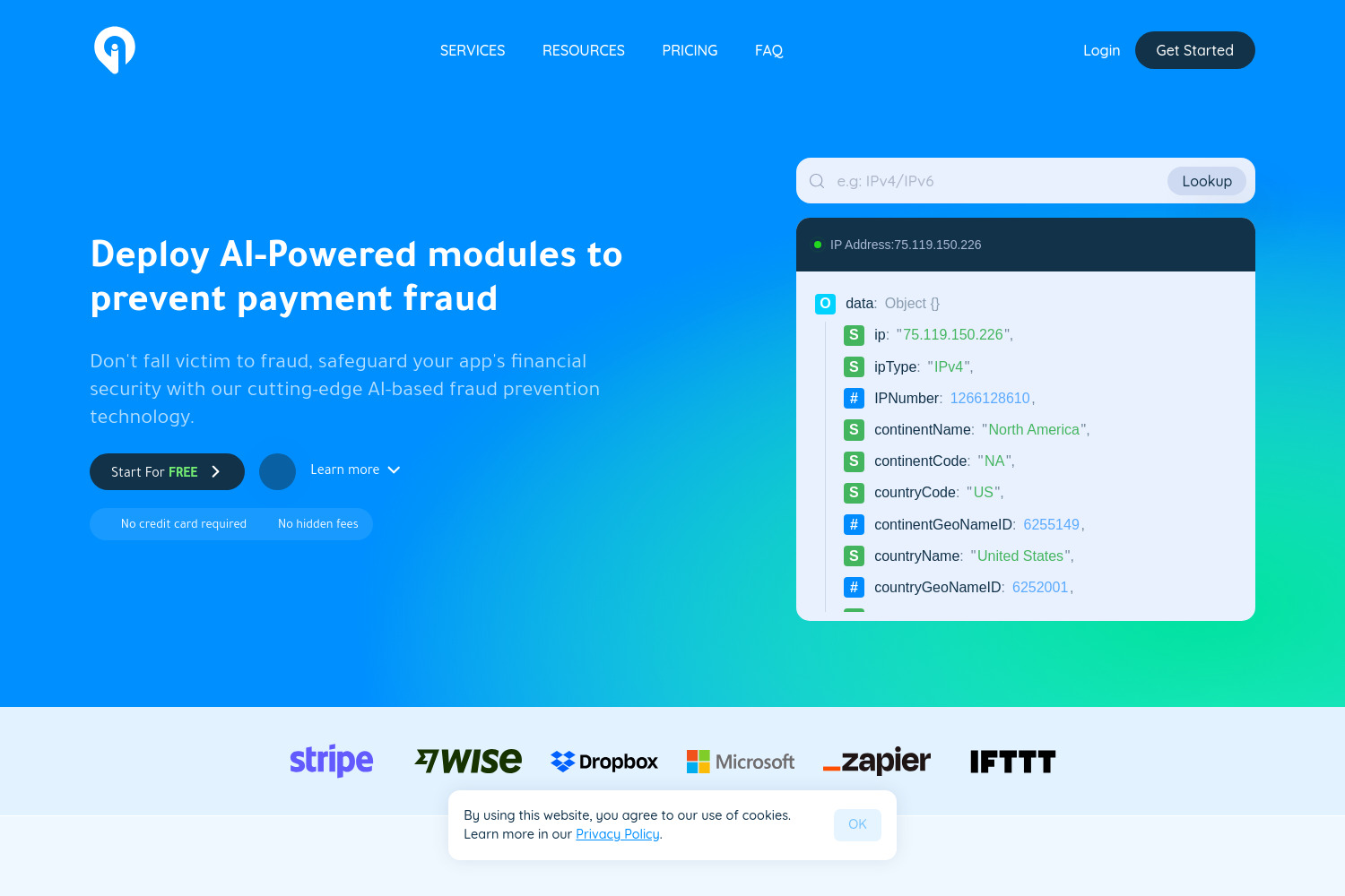 Greip.io: AI-Powered Fraud Prevention Modules