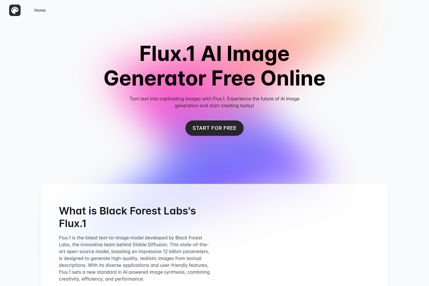 Flux.art: Flux.1 is a cutting-edge AI image generator developed by Black Forest Labs, capable of transforming text into stunning, high-quality images. 