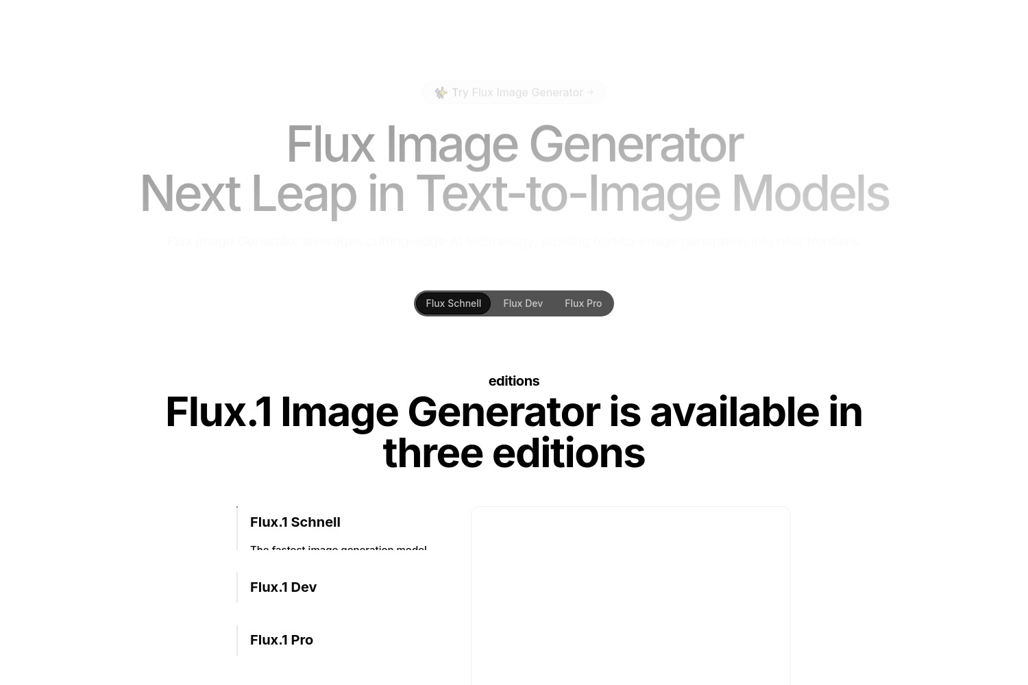 Flux Image Generator: Transforming Text into High-Quality Images with Ease