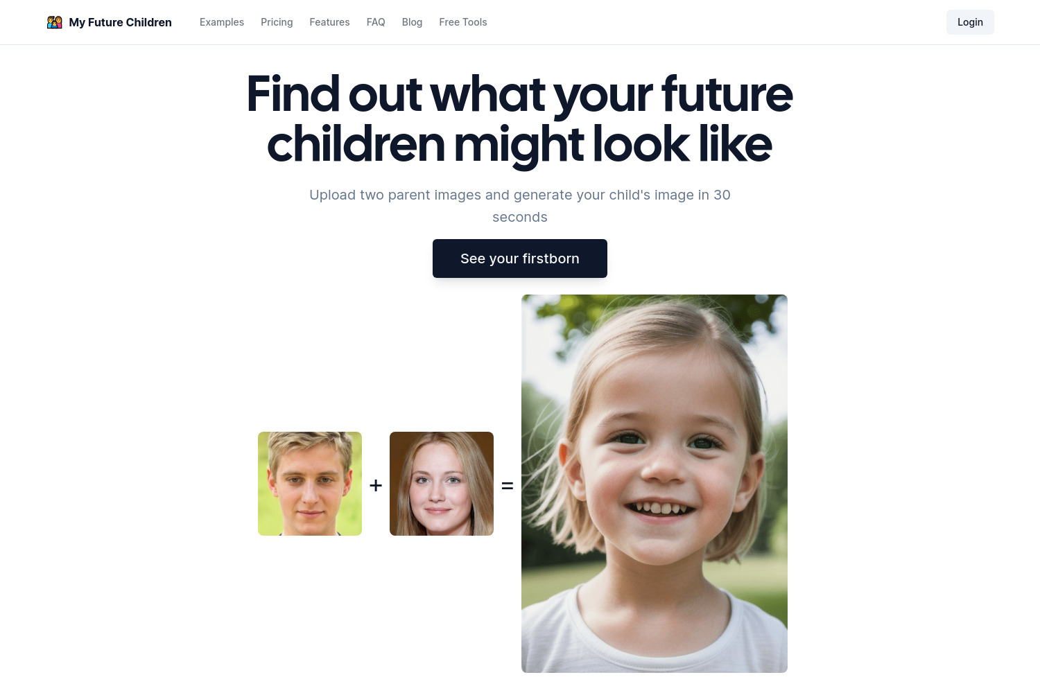 My Future Children : Discover Your Future Offspring's Looks with My Future Children