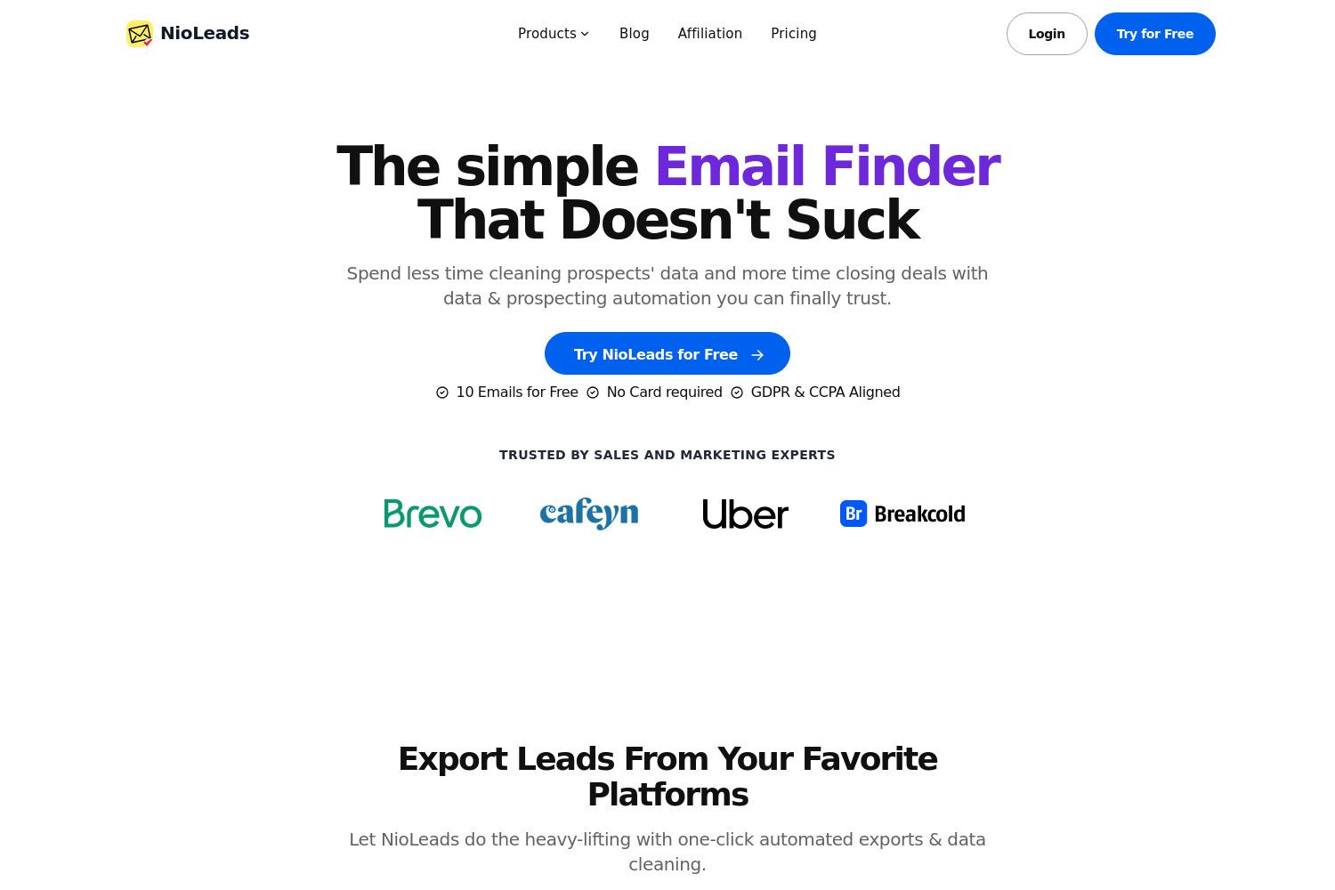 NioLeads: Streamline Your B2B Prospecting with Advanced Email Automation