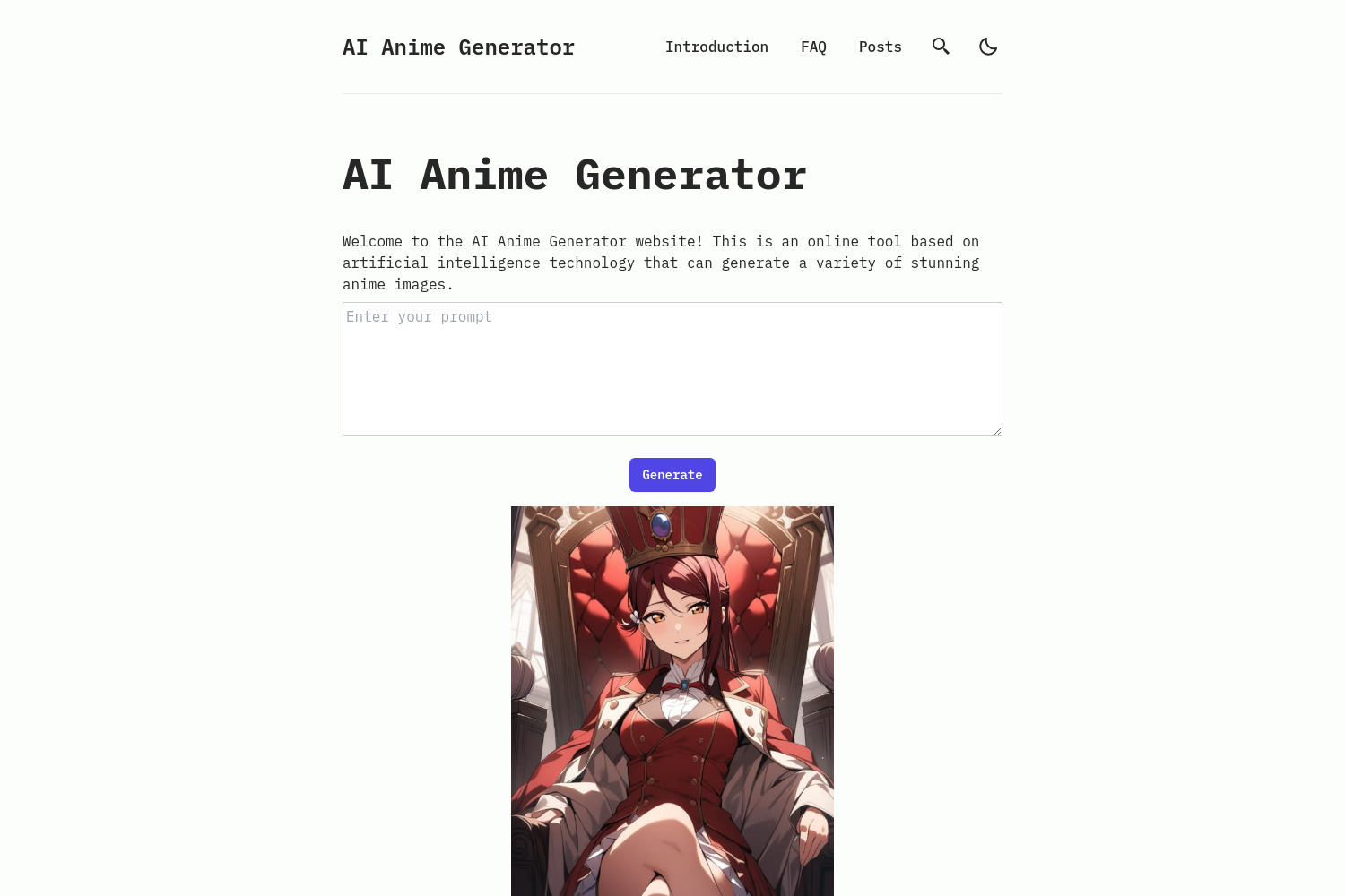 AI Anime Generator.top: Craft Stunning Anime Art Online with Stable Diffusion XL