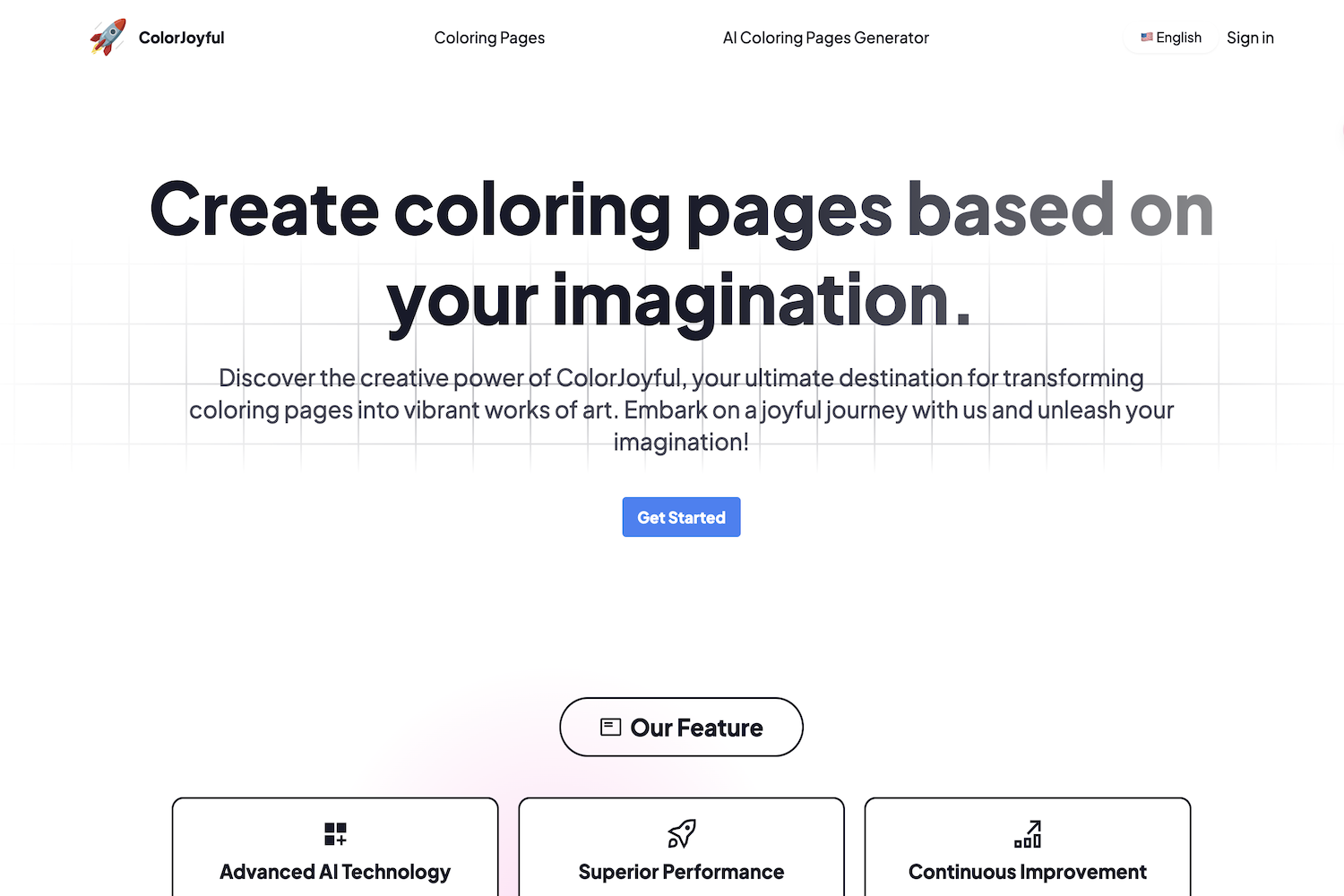 ColorJoyful: AI-Powered Coloring Page Generator for Vibrant Art Creations