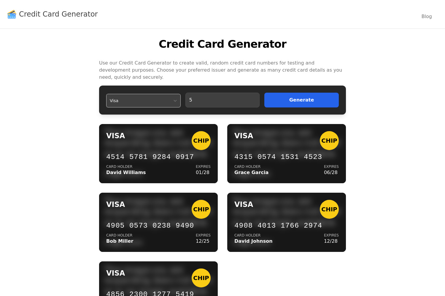 The Credit Card Generator: A Vital Tool for Development and Testing