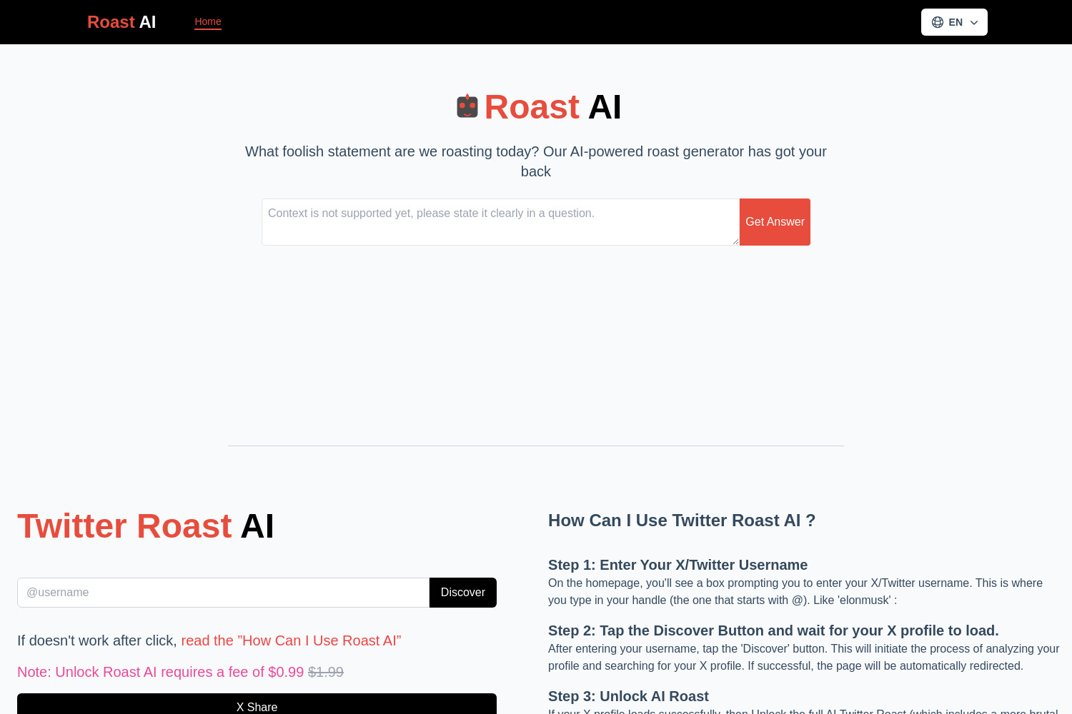 Roast AI: Master the Art of Hilarious Comebacks