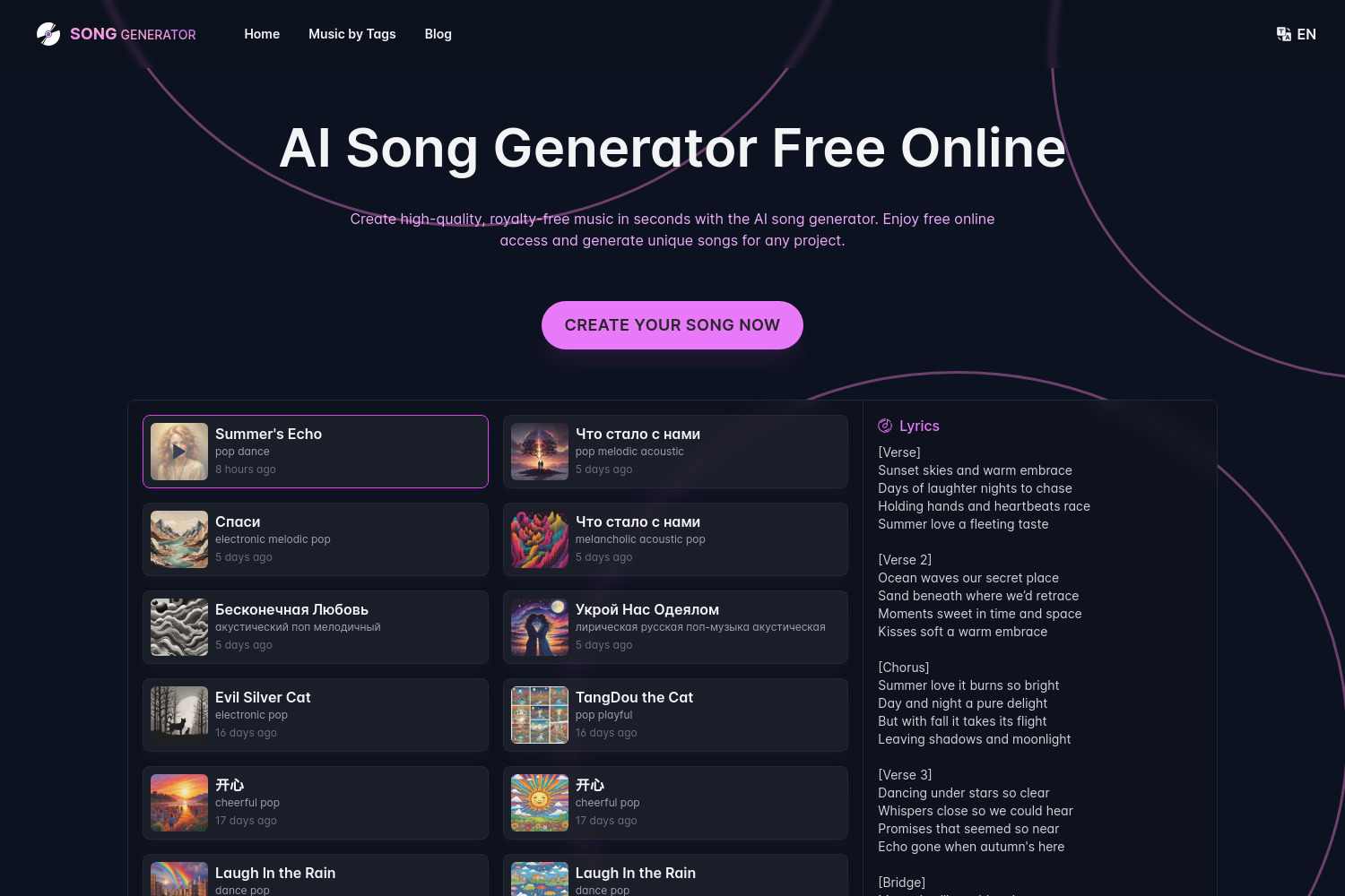 SongGenerator.io: Your AI-Powered Music Creation Tool