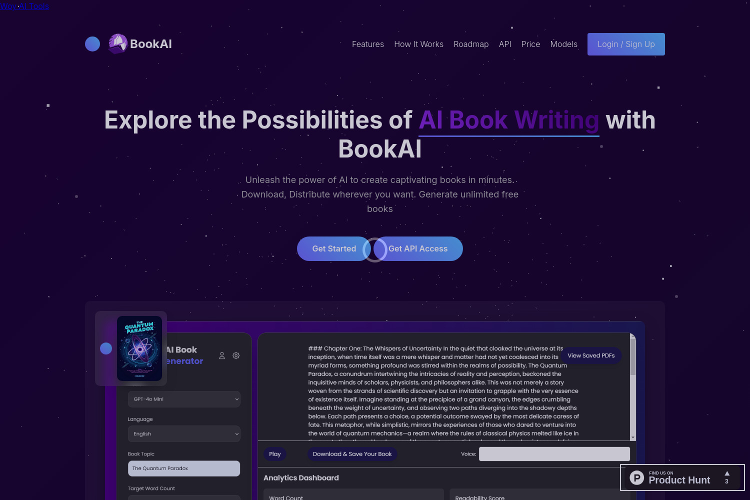 BookAI: Instantly Generate Professional-Quality Books