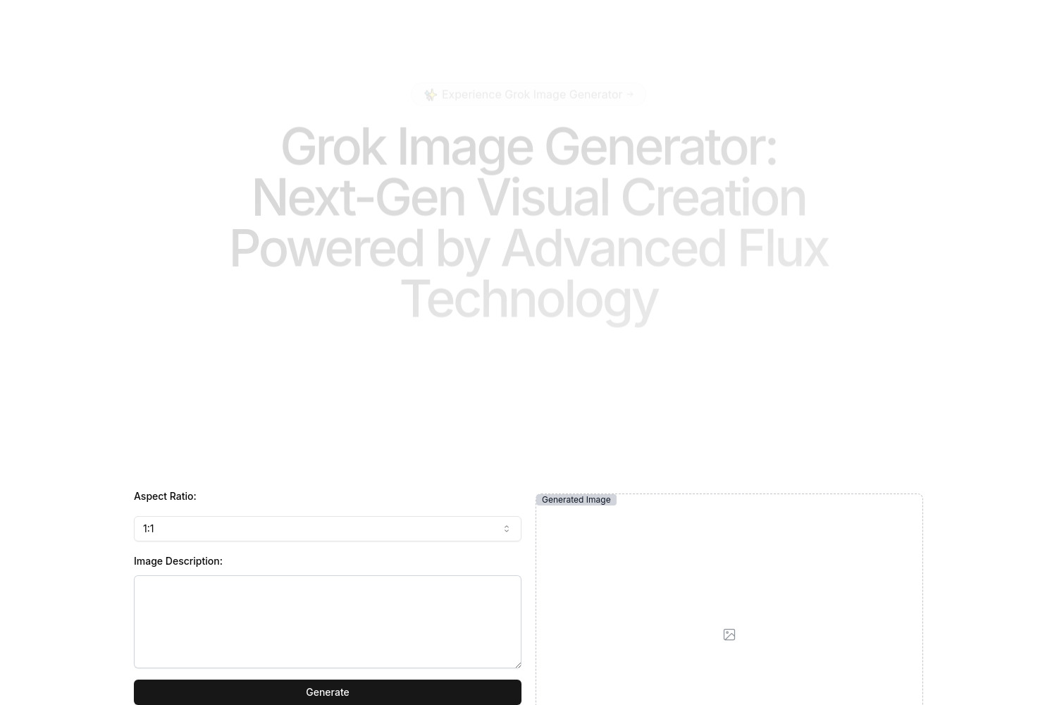 Grok Image Generator: Bring Your Ideas to Life